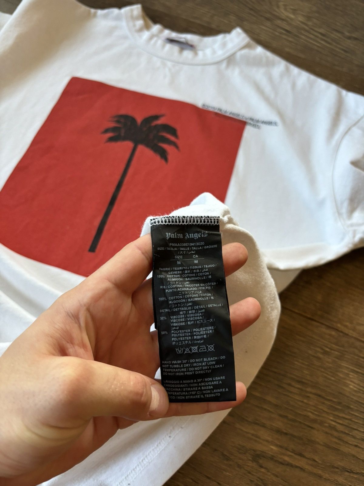 Palm Angels Palm Angels T-SHIRT printed Palm International sz M Size US M / EU 48-50 / 2 - 7 Thumbnail