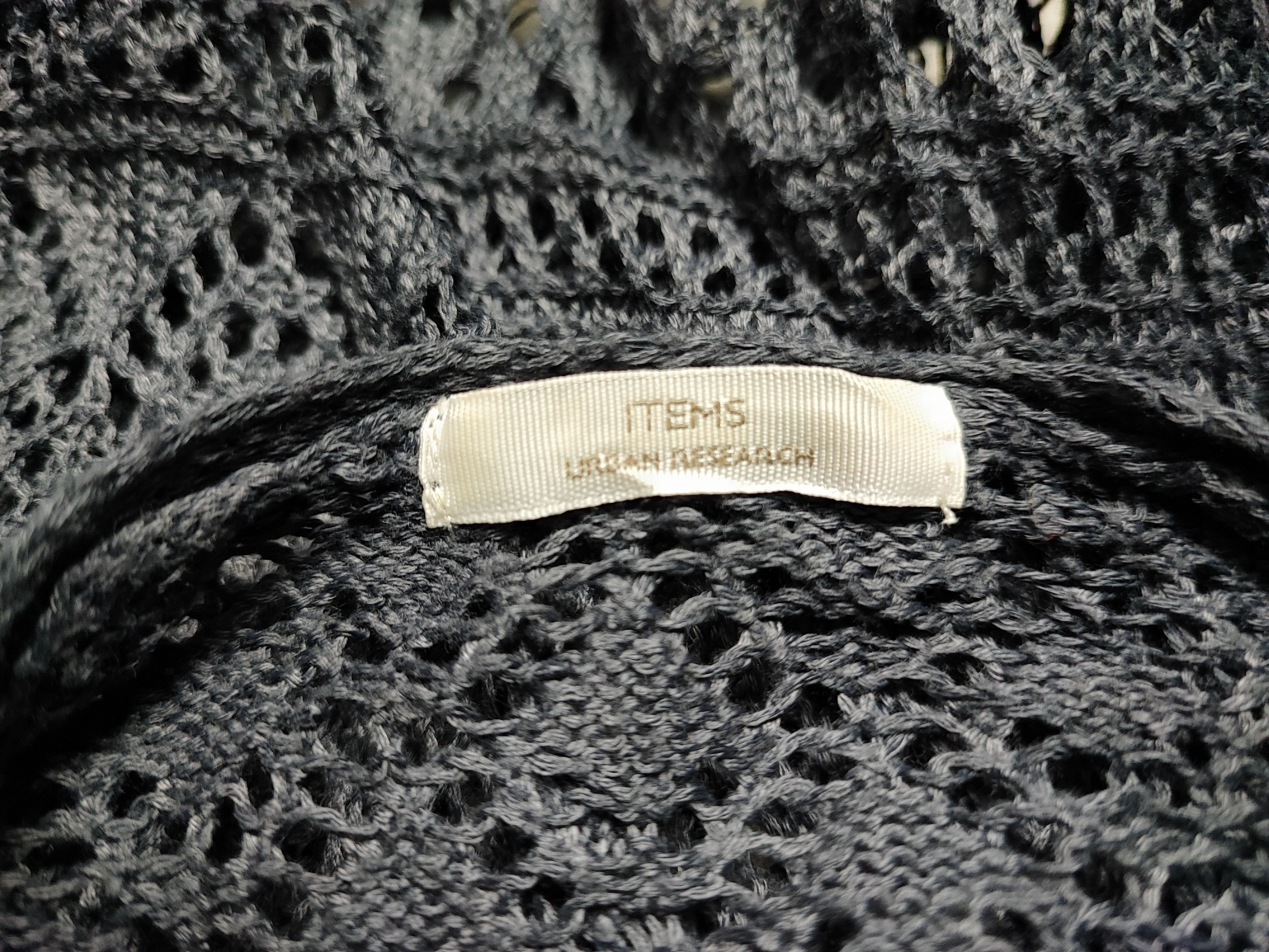 14th Addiction × Hysteric Glamour × URBAN RESEARCH DOORS Open Knitted Fishnet Grunge sweater Size ONE SIZE - 18 Thumbnail