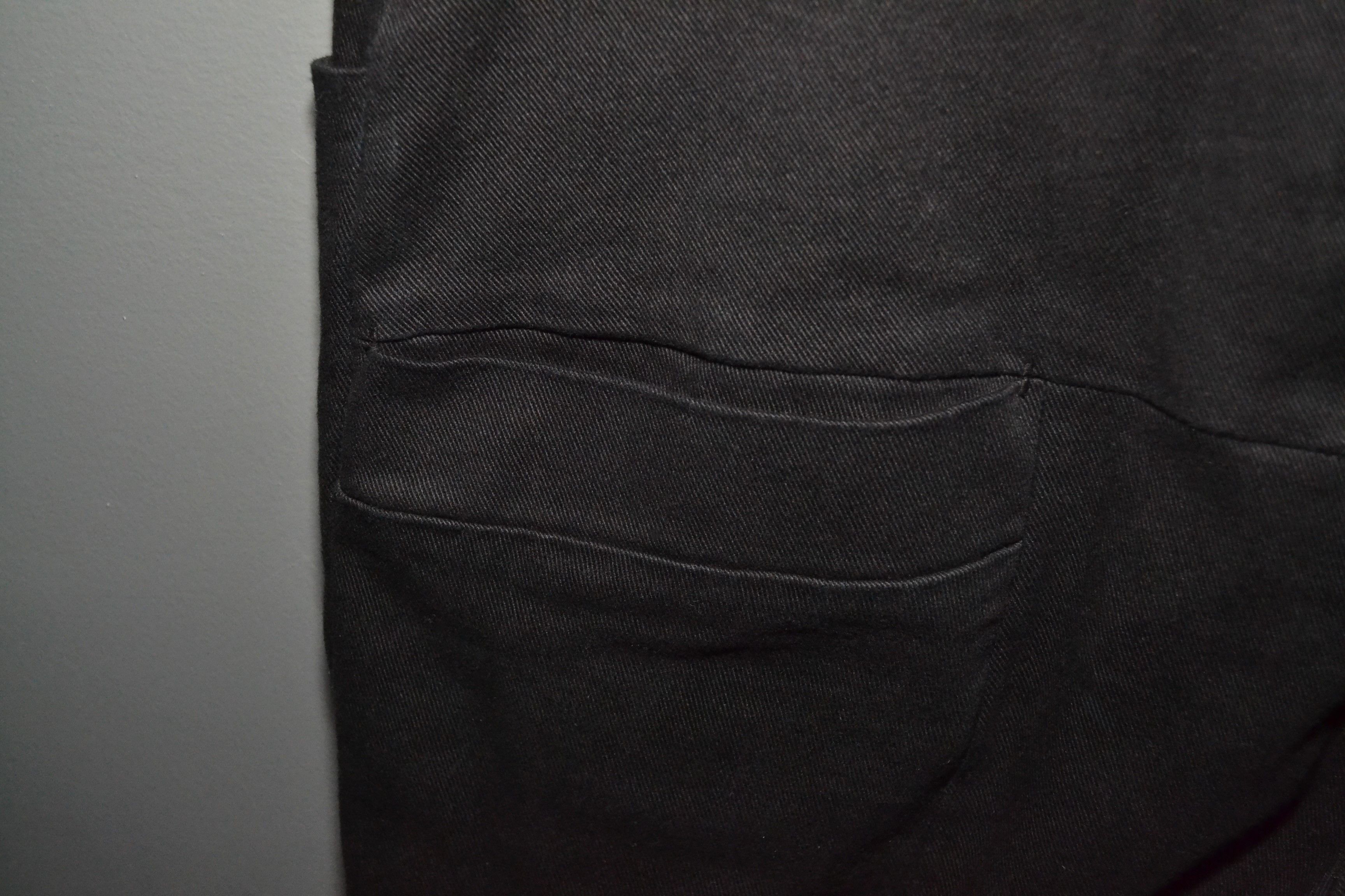 Lost & Found Ria Dunn Lost & Found Ria Dunn Rooms Black XL Raw Hem Pants Size US 38 / EU 54 - 4 Thumbnail
