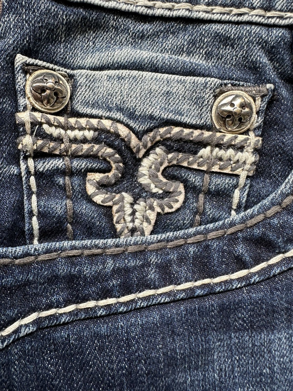 Rock Revival 00's Rock Revival stonewash jeans Size US 30 / EU 46 - 15 Thumbnail