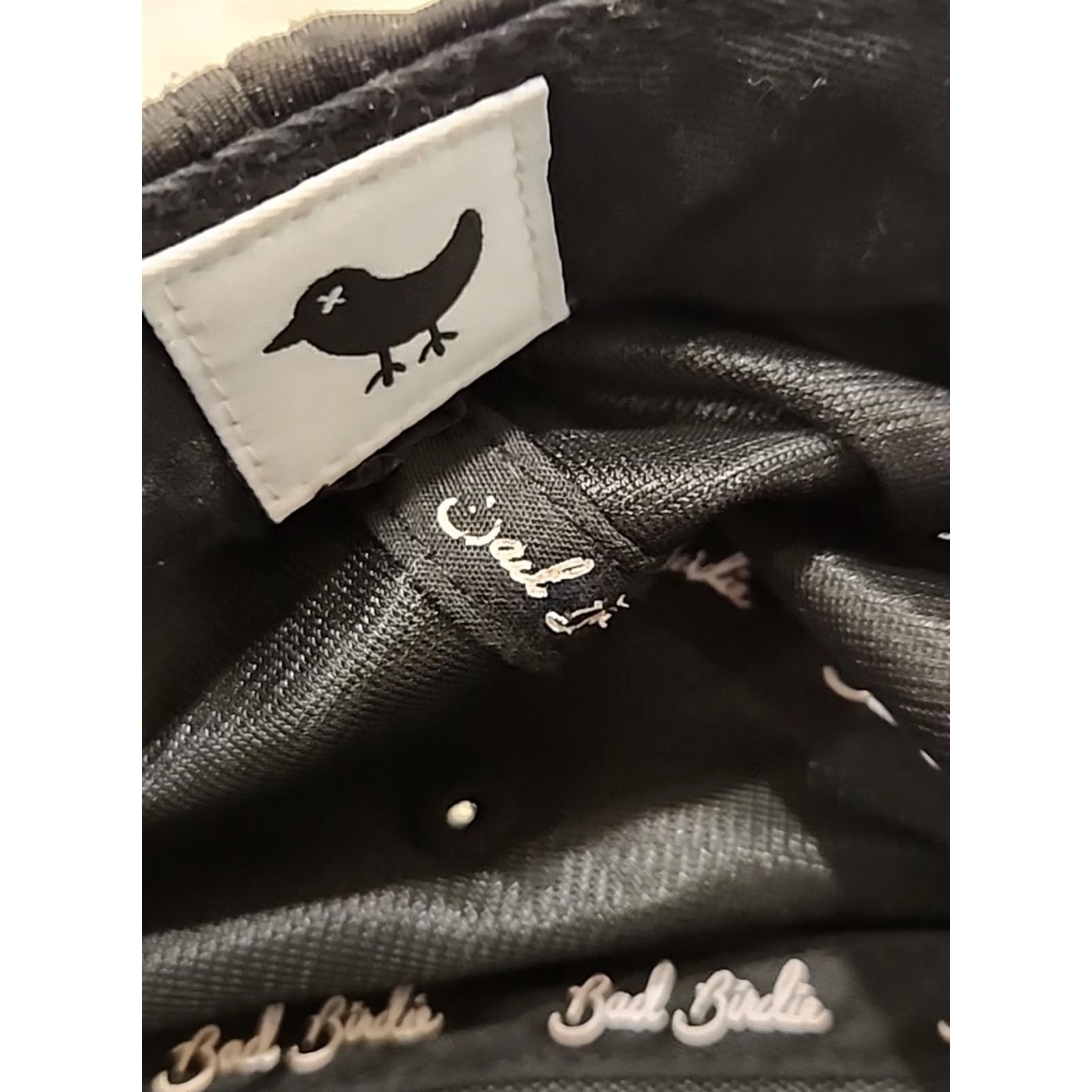 Vintage Bad Birdie Script Hat Cap Golf Hat Adjustable Snapback Adult Mens Black Size ONE SIZE - 8 Thumbnail