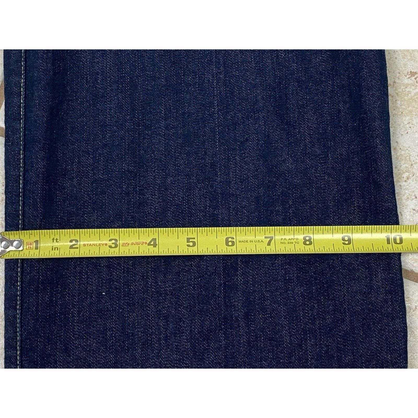 Alice + Olivia Alice + Olivia Denim Jeans Paper Bag Size 6 Tie Belt Wide Size 28" / US 6 / IT 42 - 10 Thumbnail