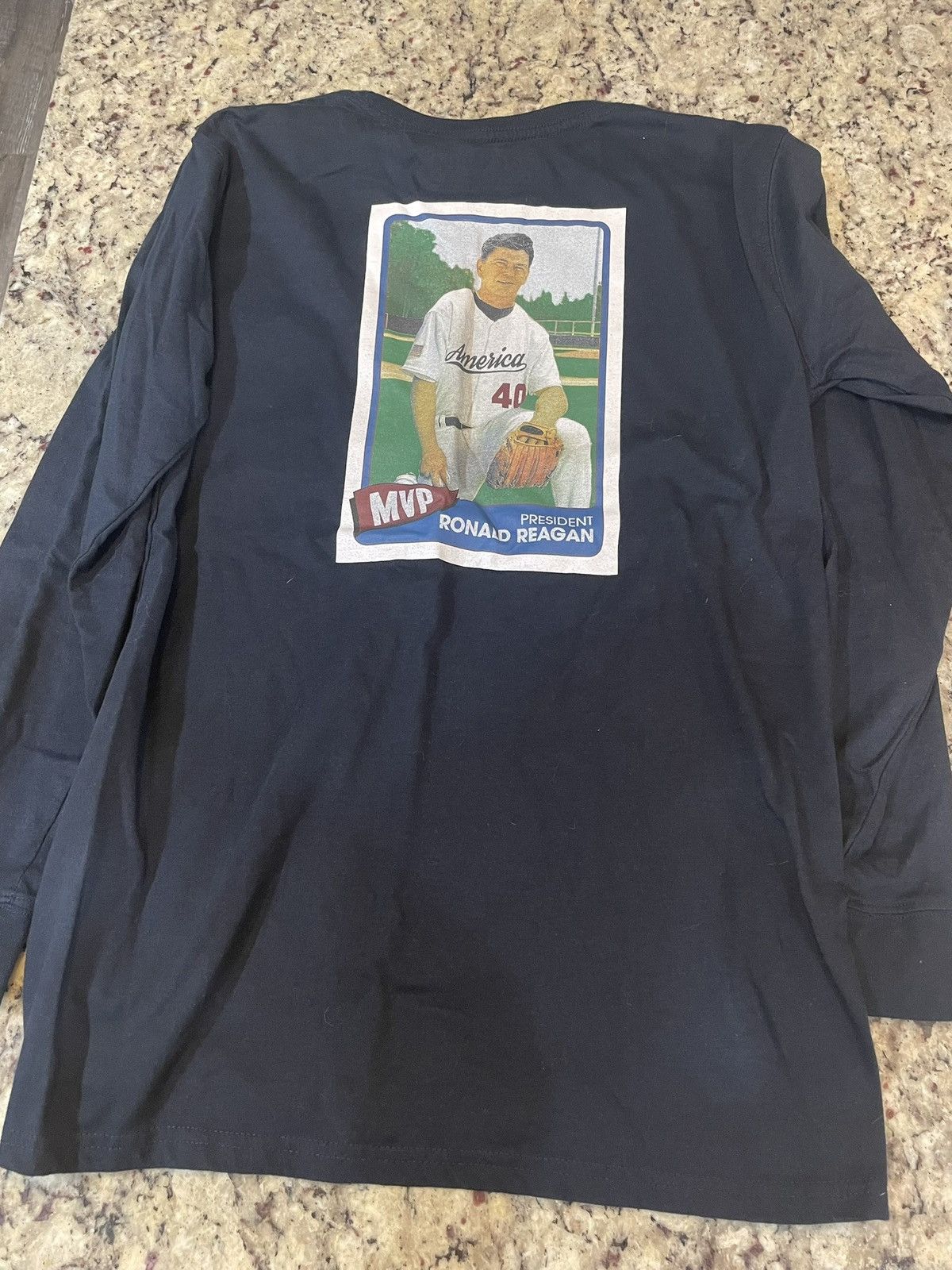 Other Long sleeve Ronald Reagan baseball card tee Size US M / EU 48-50 / 2 - 4 Thumbnail