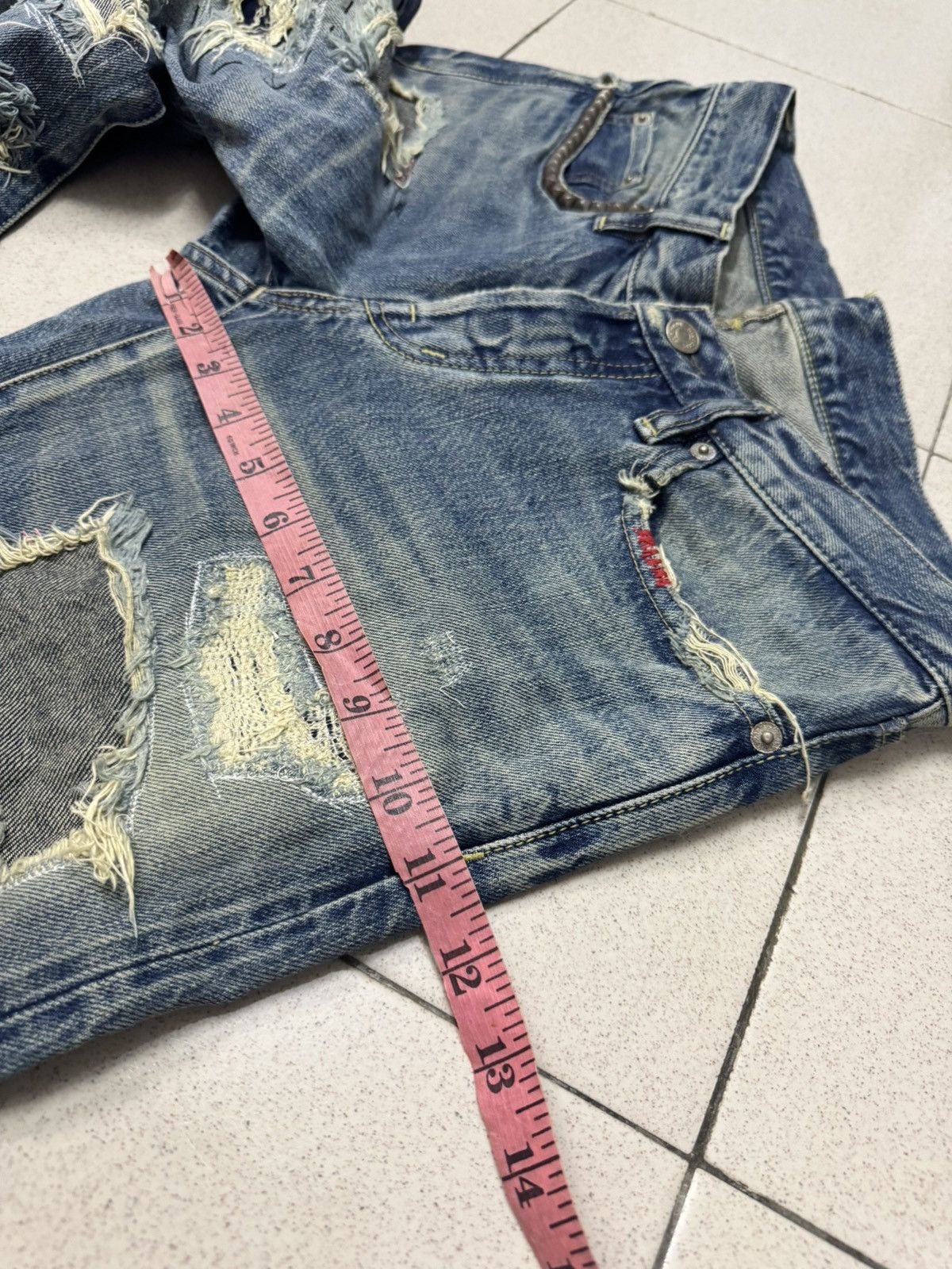 Hysteric Glamour HYSTERIC GLAMOUR DESTROYED JEANS SIZE 30 Size US 30 / EU 46 - 14 Thumbnail