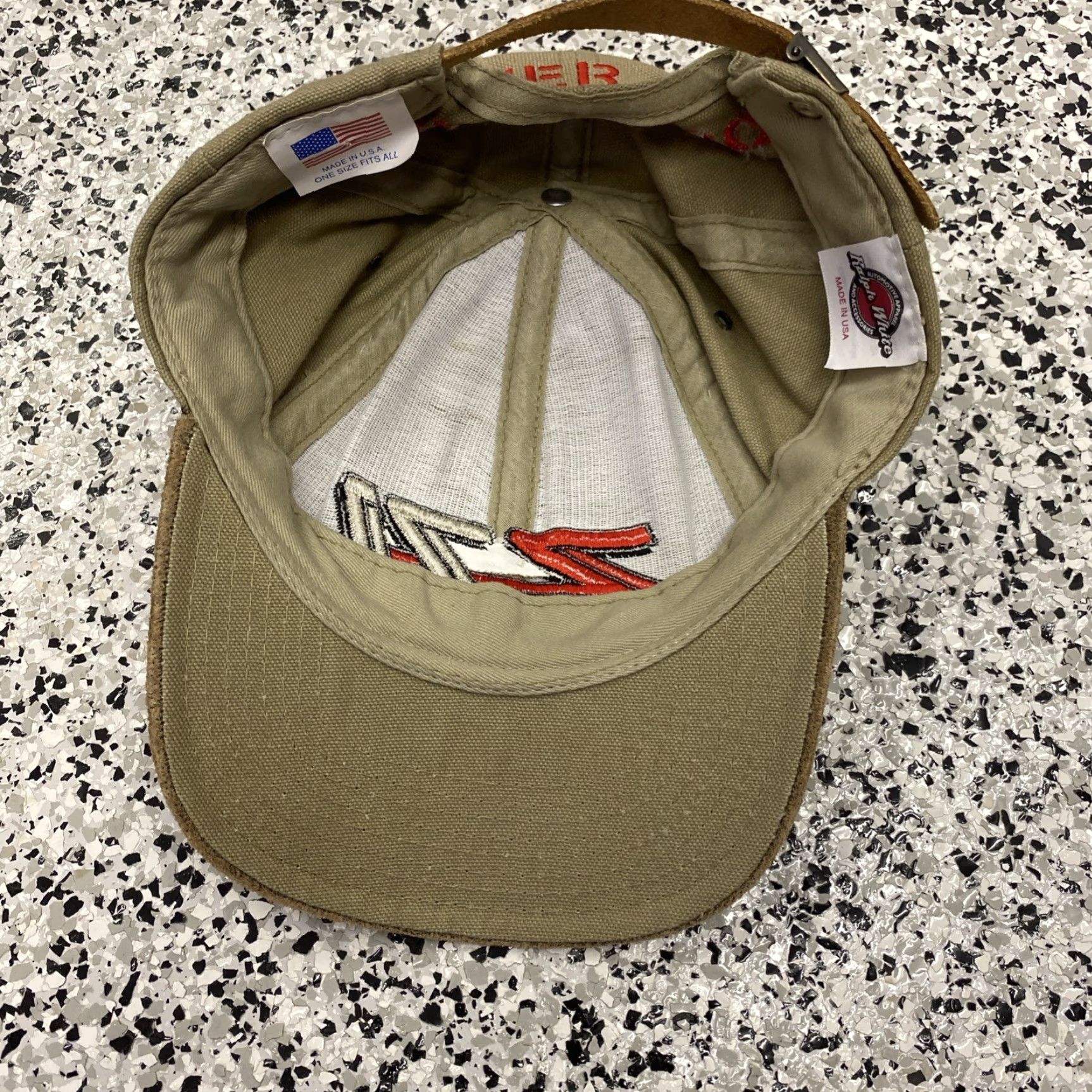 Vintage VINTAGE Ralph White Chevrolet Silverado Z71 Strapback Hat Made in USA White Adjustable Cap Men's? Size ONE SIZE - 3 Thumbnail