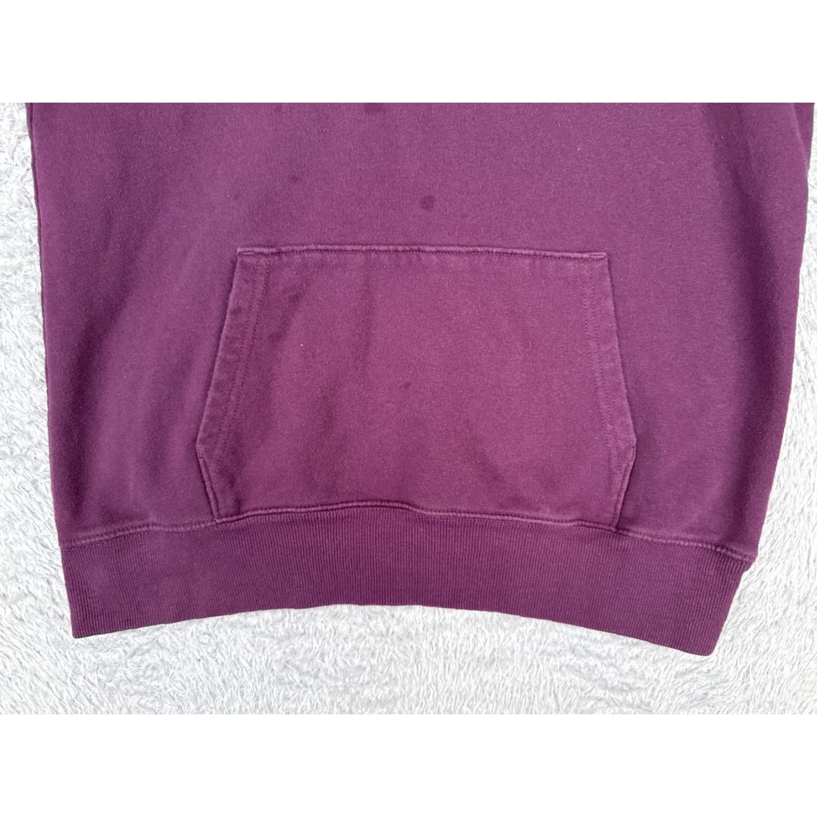 The North Face VINTAGE The North Face Hoodie Shirt Womens Medium Purple Pullover Pocket Cotton 90s Logo Mens Womens Boys Girls Size M / US 6-8 / IT 42-44 - 5 Thumbnail