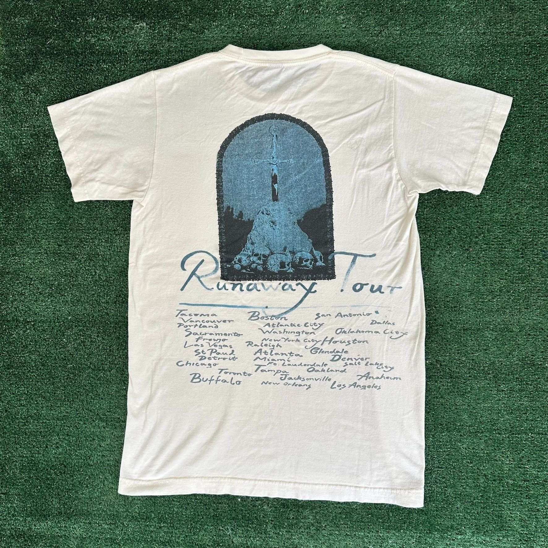 Tultex Post Malone Runaway Tour 2018 T-Shirt White S Double Sided S Size US S / EU 44-46 / 1 - 4 Thumbnail