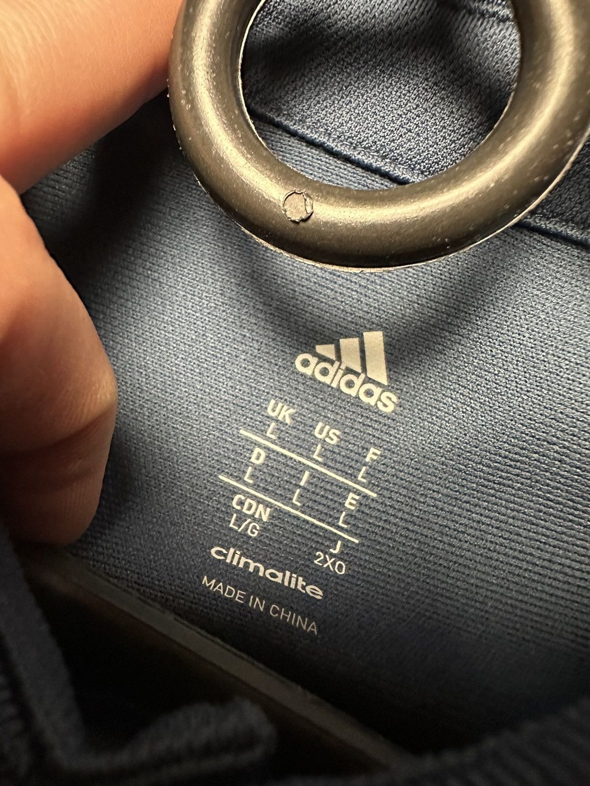 Vintage Adidas Polo Manchester United soccer jersey size L Size US L / EU 52-54 / 3 - 3 Thumbnail