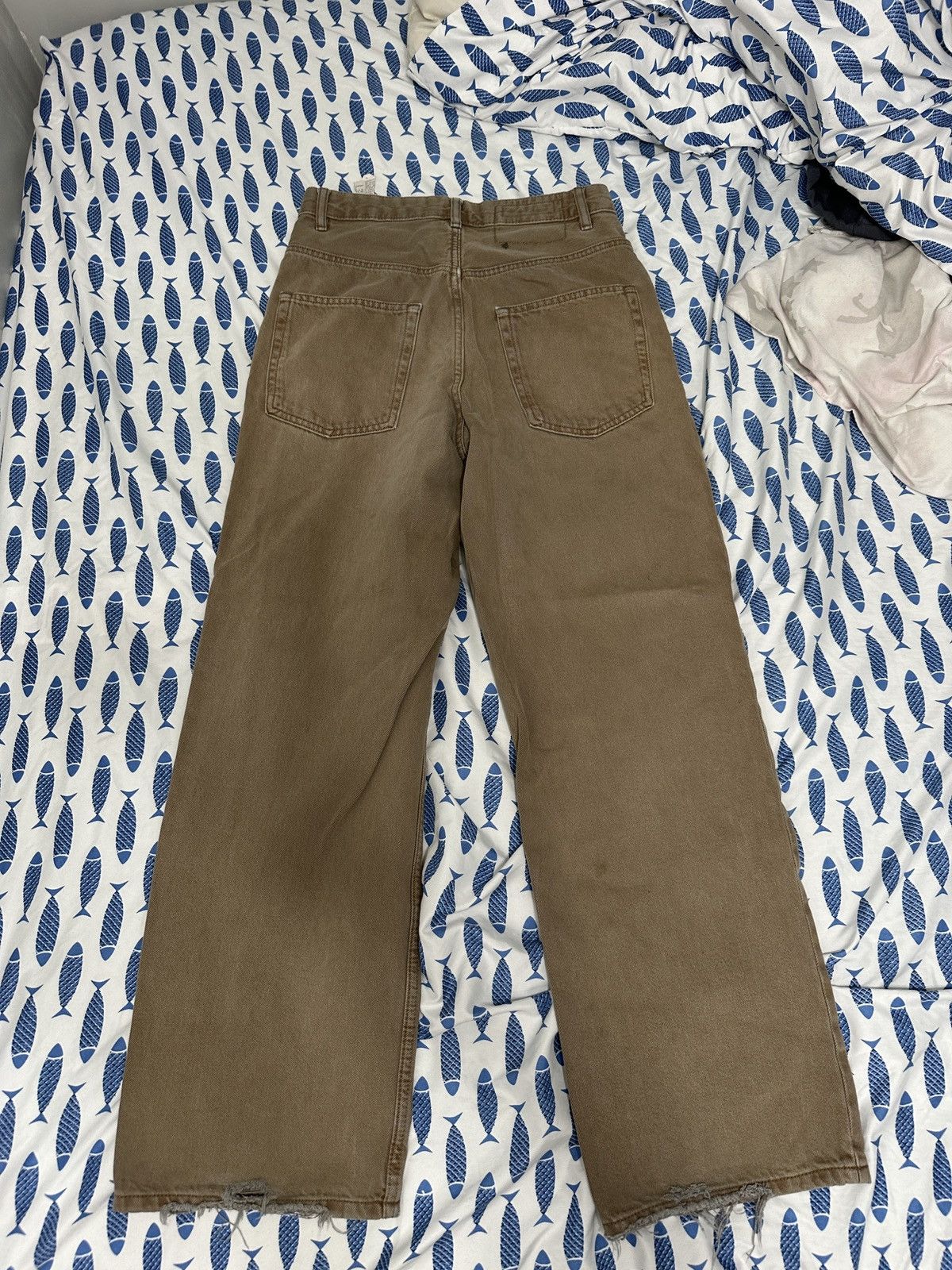 Zara Zara Brown Baggy Pants Size US 30 / EU 46 - 7 Thumbnail