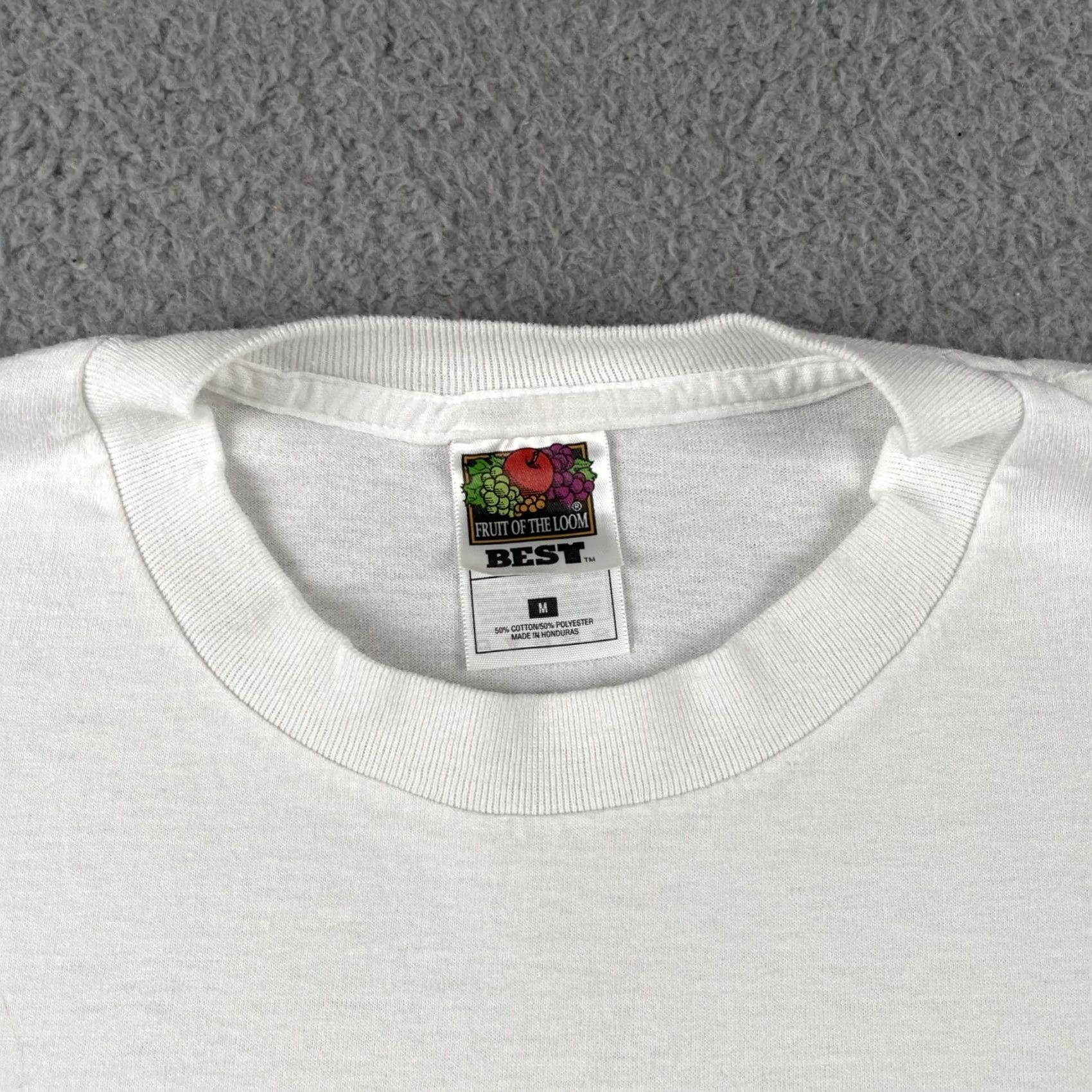 Fruit Of The Loom VINTAGE Fruit of The Loom Adult Medium White Shirt Y2K Wild Horses Running Beach Size US M / EU 48-50 / 2 - 7 Thumbnail
