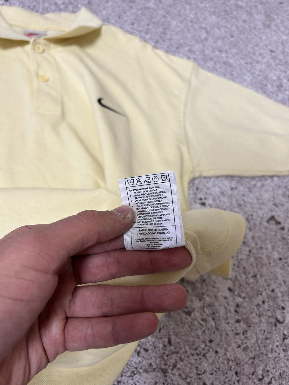Nike × Vintage 🇺🇸 Vintage 90s Nike Polo T-shirt Made In USA Y2K Hype Size US S / EU 44-46 / 1 - 8 Thumbnail