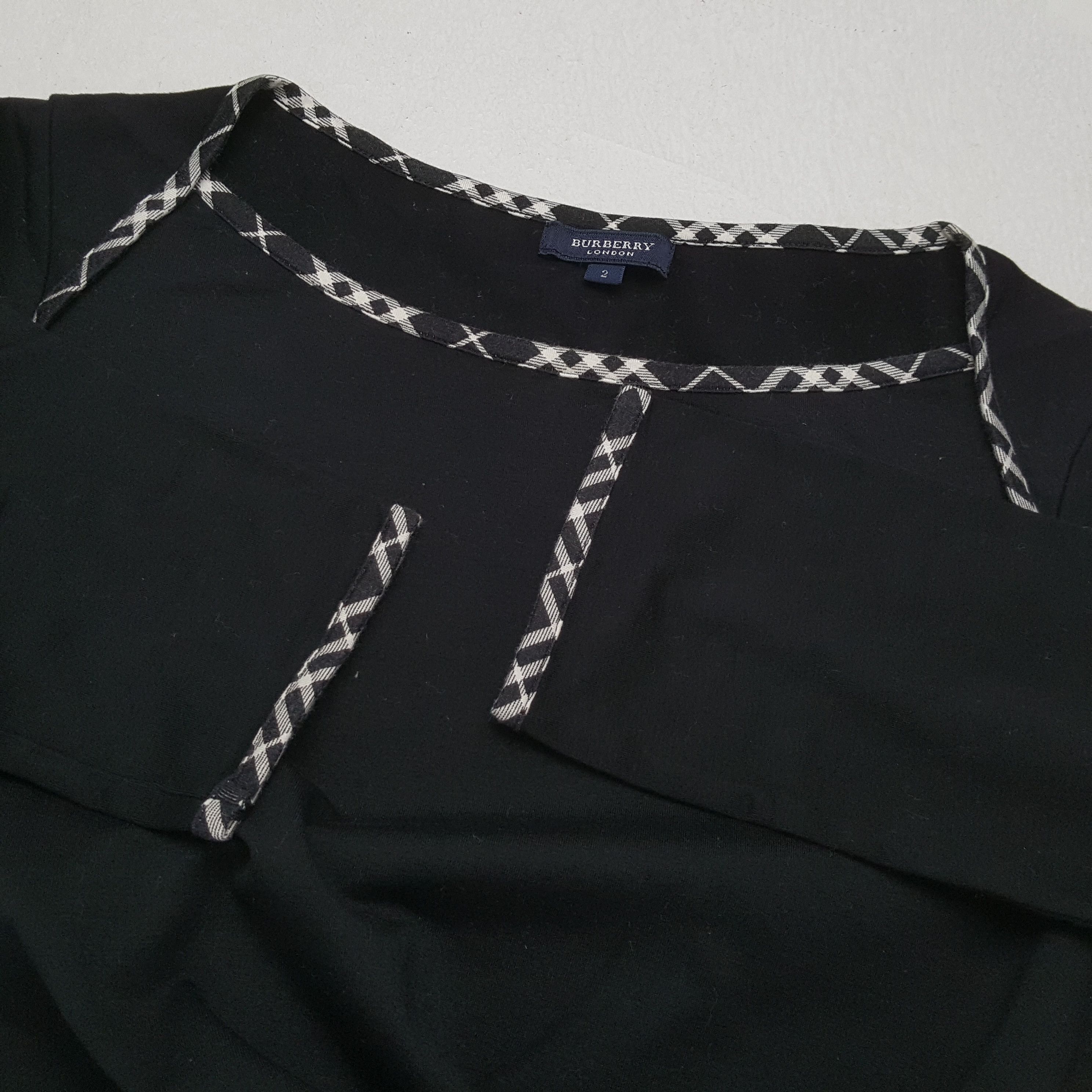 Burberry × Vintage BURBERRY LONDON Fashion Brand Custom Art Tshirt Size S / US 4 / IT 40 - 10 Thumbnail
