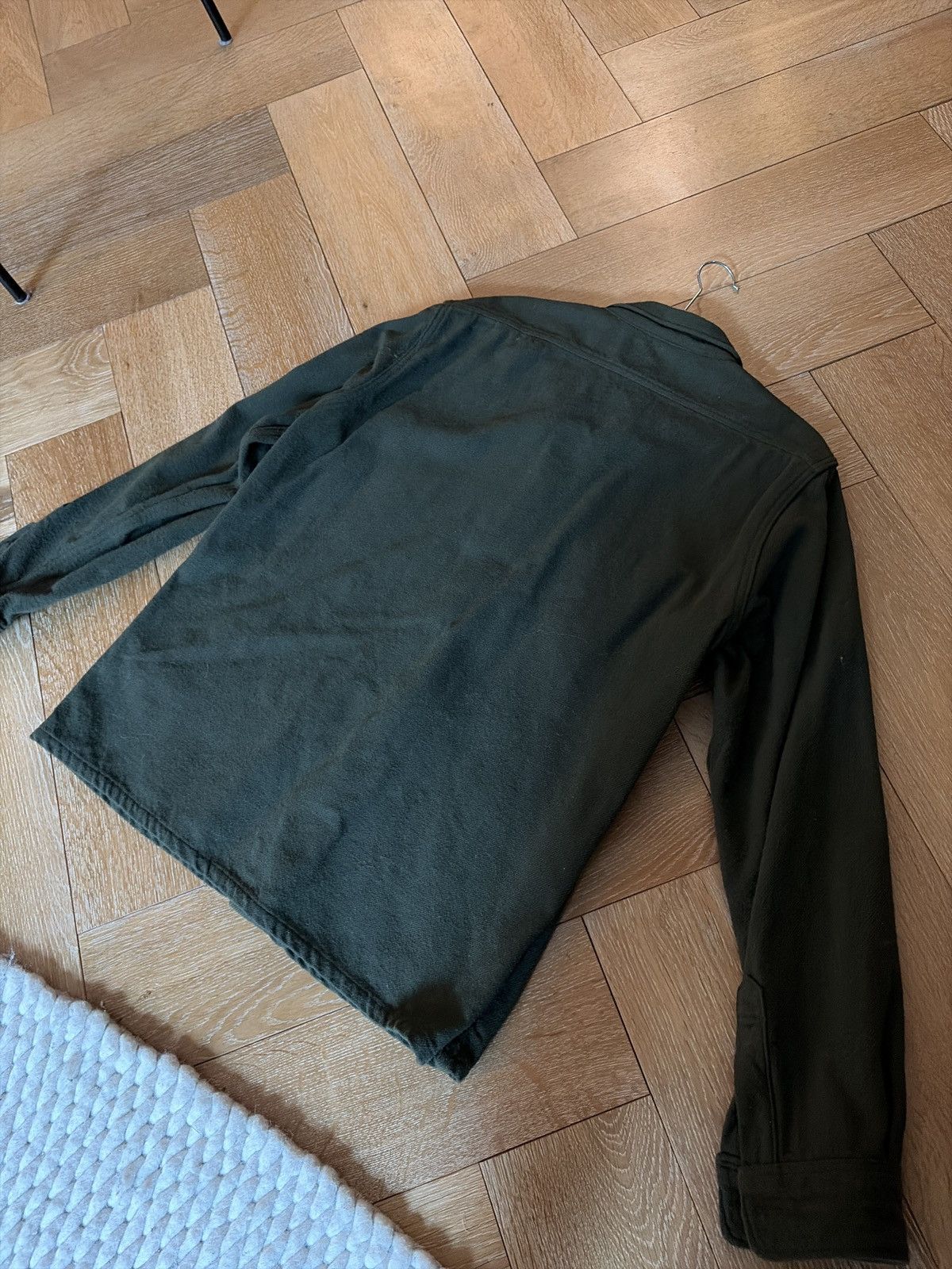 Iron Heart IHSH-346-ODG, 10oz Mechanic Work Shirt - Olive Drab Green Size US XXL / EU 58 / 5 - 2 Thumbnail