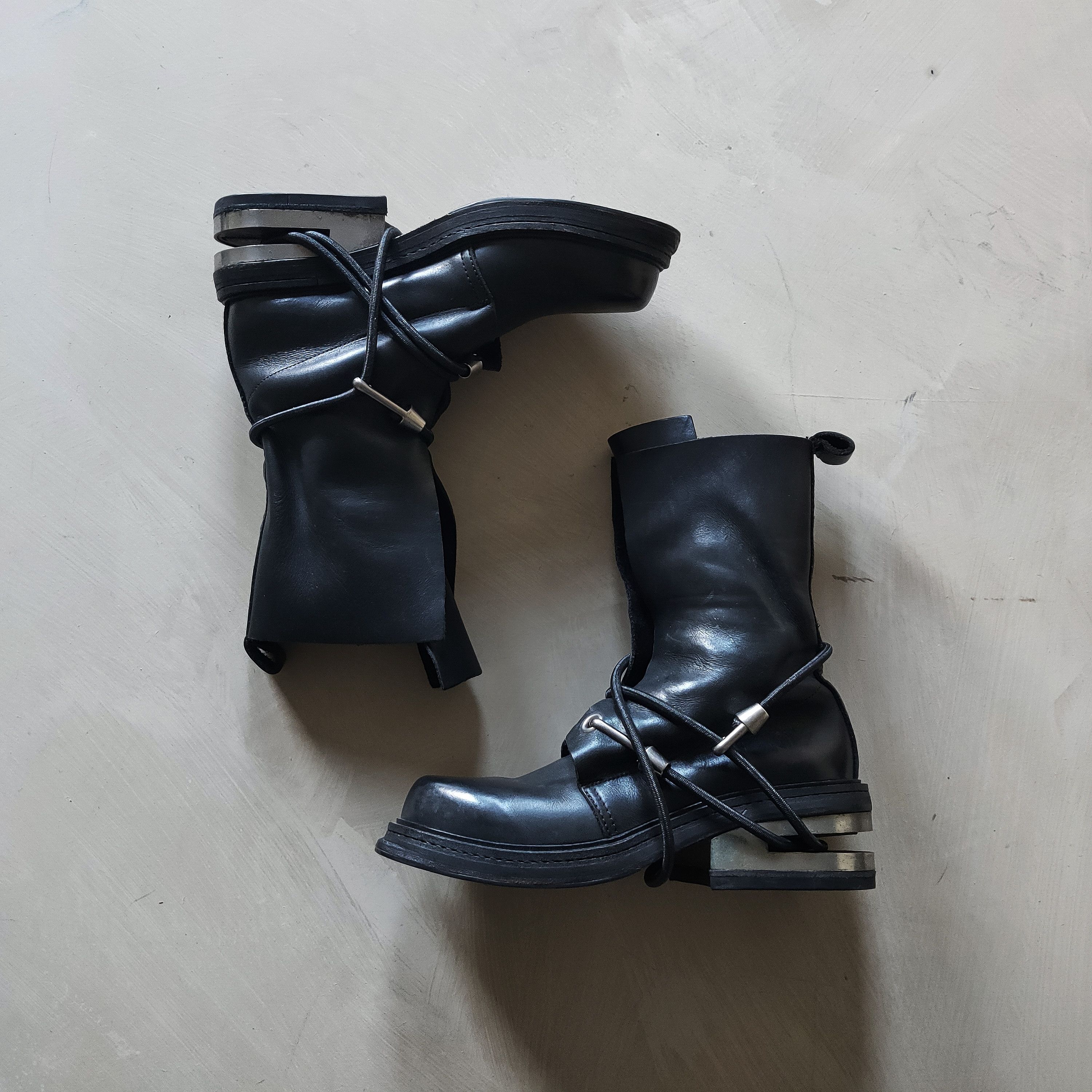 Dirk Bikkembergs Dirk Bikkembergs Metal Heel Bungee Boot Size US 9 / EU 42 - 1 Thumbnail