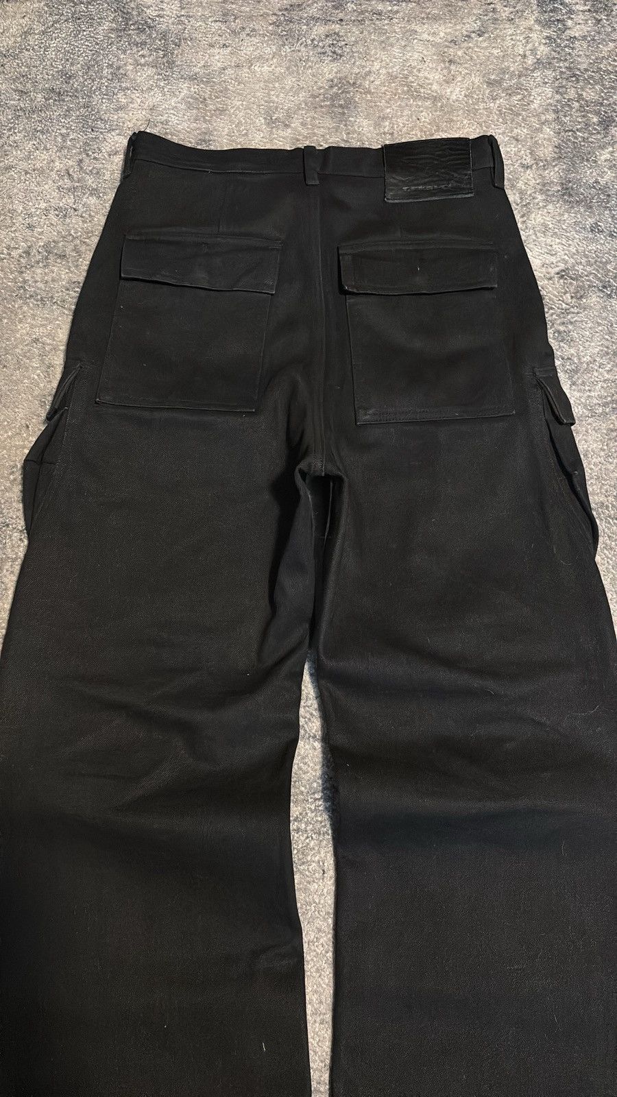 Rick Owens Drkshdw Rick Owens FW23 'Luxor' Japanese Geth Baggy Cargo Jeans Size US 29 - 9 Thumbnail