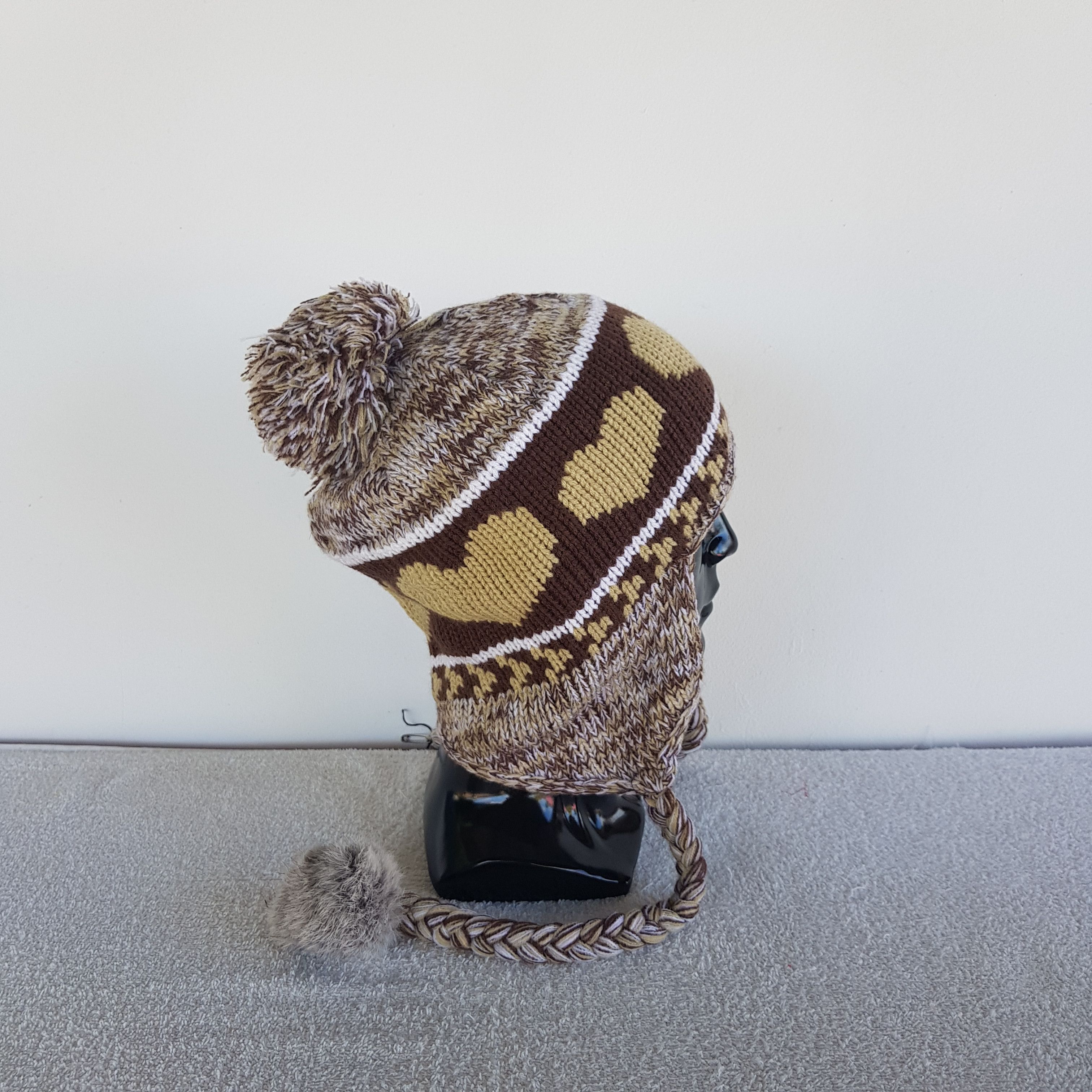 Other Vintage Japanese Earflap Beanie Snow Caps Hats. Size ONE SIZE - 3 Thumbnail