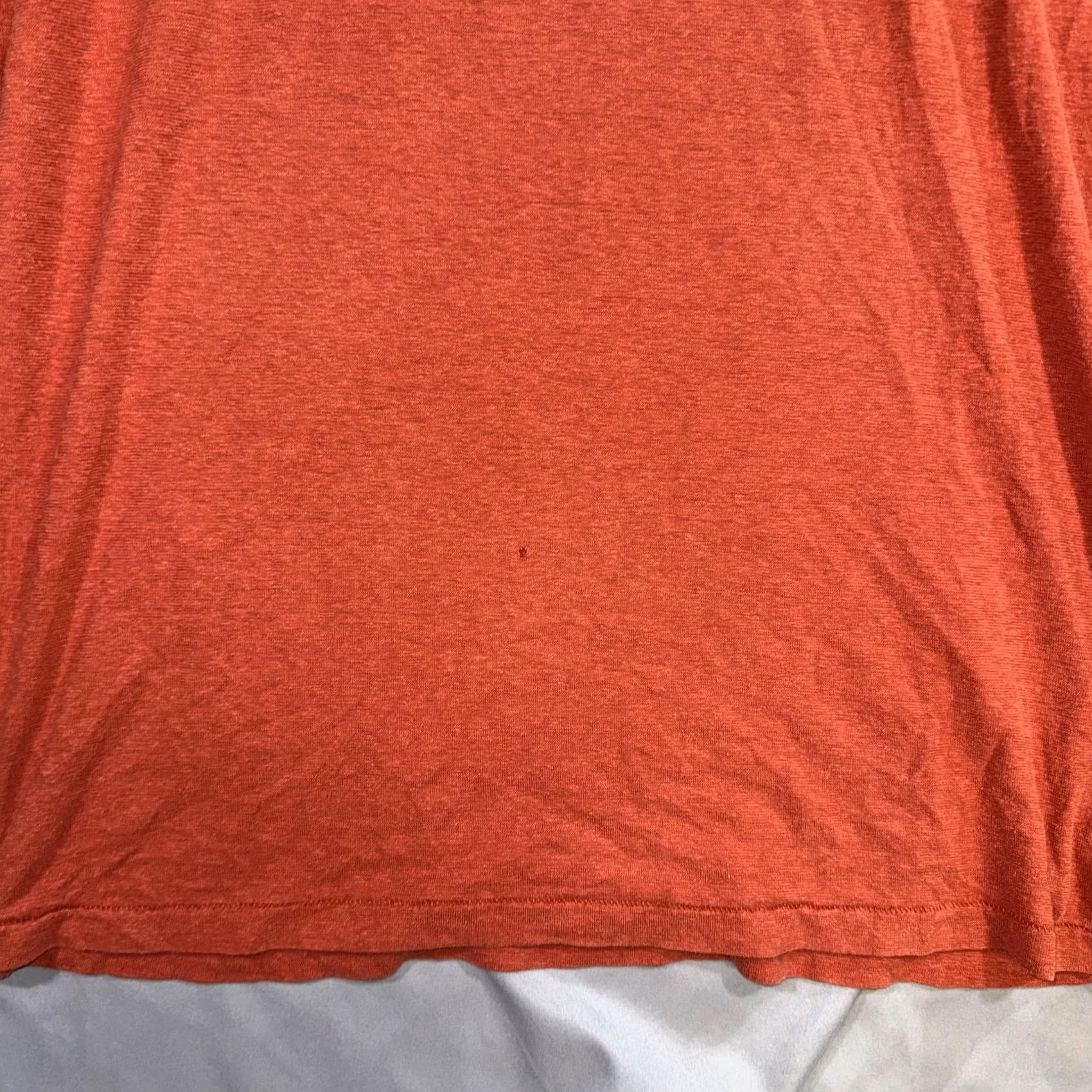 Vintage Wellen Shirt Mens 2XL Orange Heather Crewneck Solid Casual Tee Size US XXL / EU 58 / 5 - 5 Thumbnail