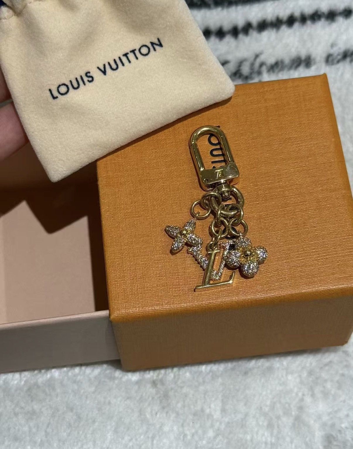 Louis Vuitton Louis Vuitton logo charm bag accessory Size ONE SIZE - 1 Thumbnail