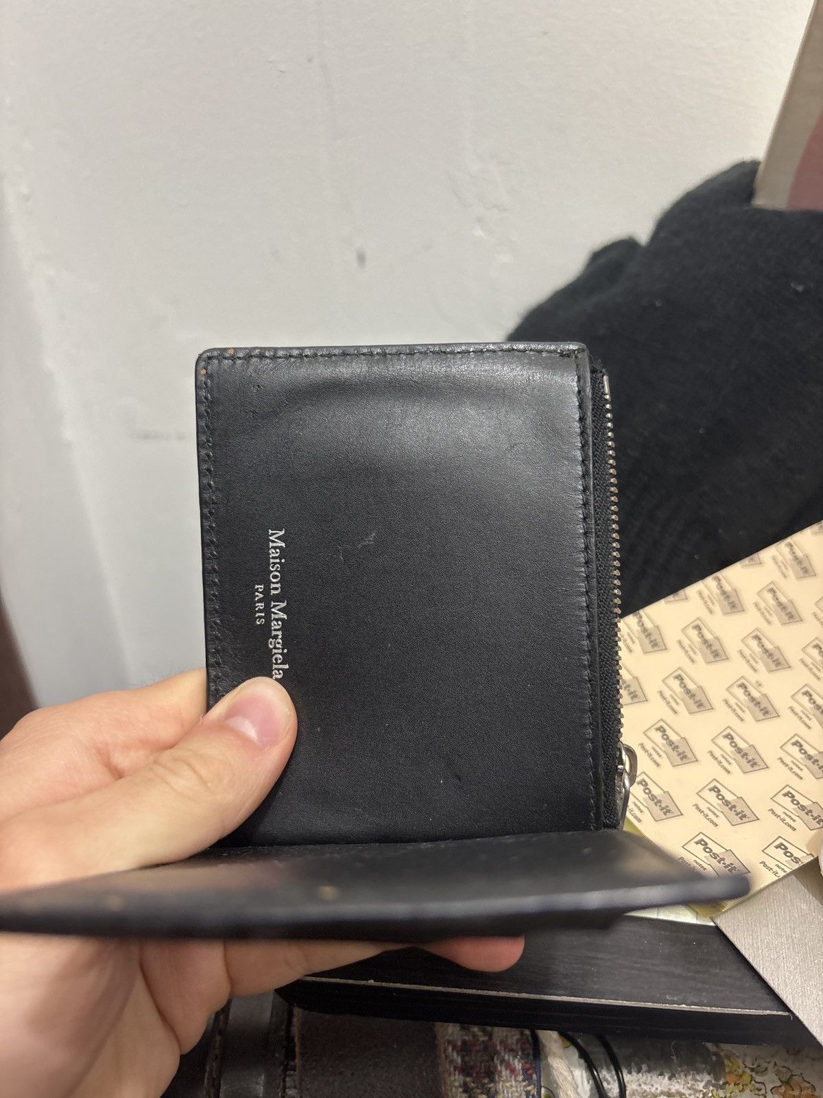 Maison Margiela Black Stitch Wallet Size ONE SIZE - 11 Thumbnail