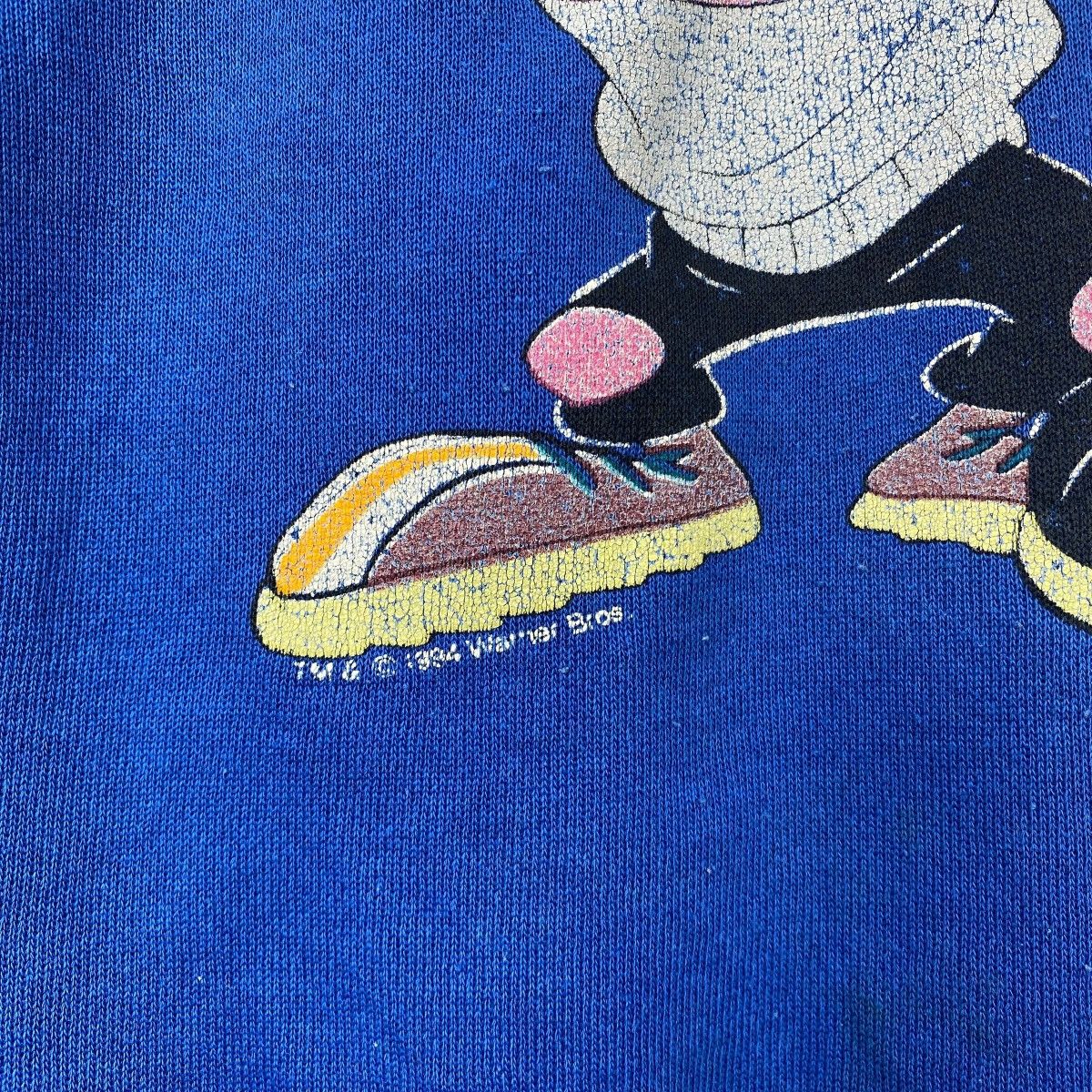 Vintage × Warner Bros Vintage 90's LOONEY TUNES Warner Bros Cartoon Crewneck Size US L / EU 52-54 / 3 - 4 Thumbnail