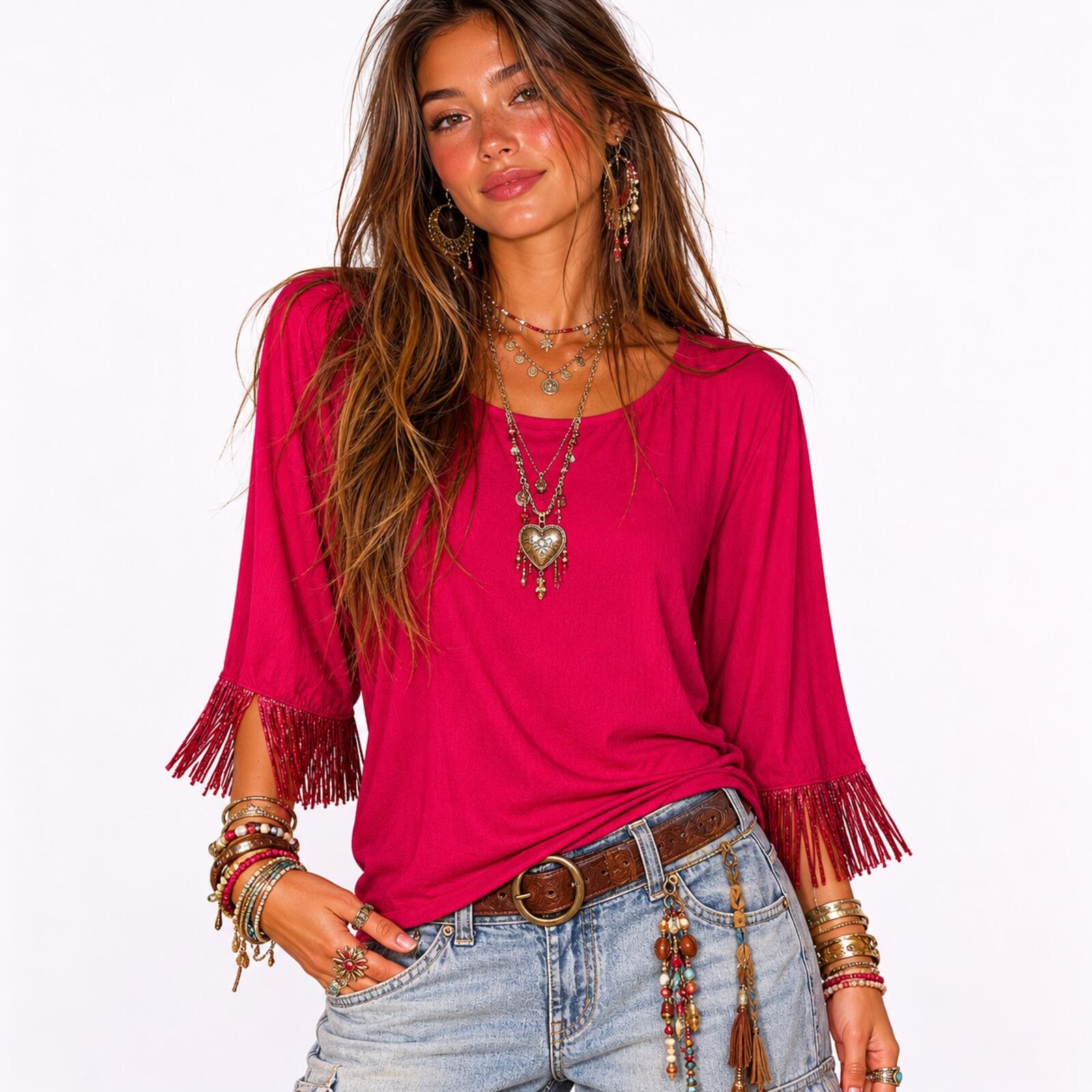 Other Sam & Lavi Fringe Women's Boho Y2k Festival Top. Size Small Size S / US 4 / IT 40 - 1 Thumbnail