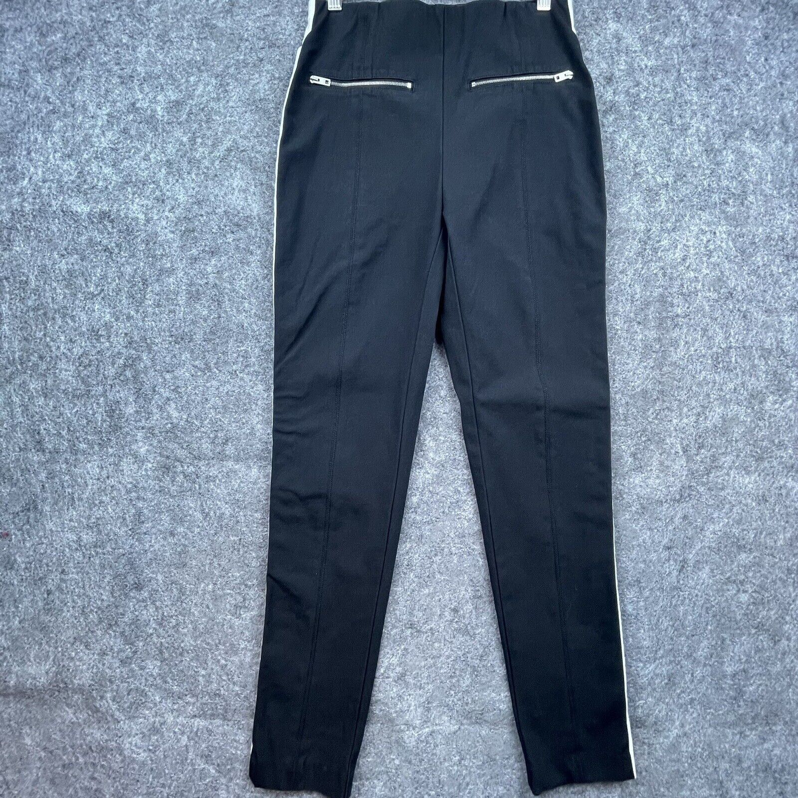 Rag & Bone Rag and Bone Pants Womens 4 Black White Racing Side Stripe Size 27" / US 4 / IT 40 - 1 Thumbnail