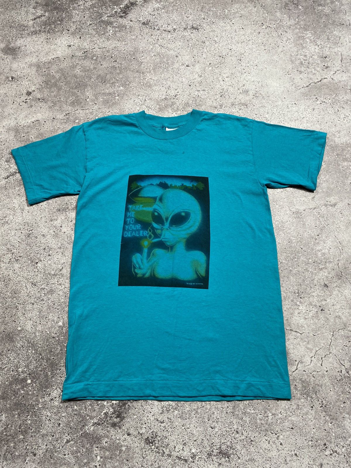 Alien Workshop Vintage 1997 Artworks Alien “Take me your Dealer” Size US S / EU 44-46 / 1 - 2 Thumbnail