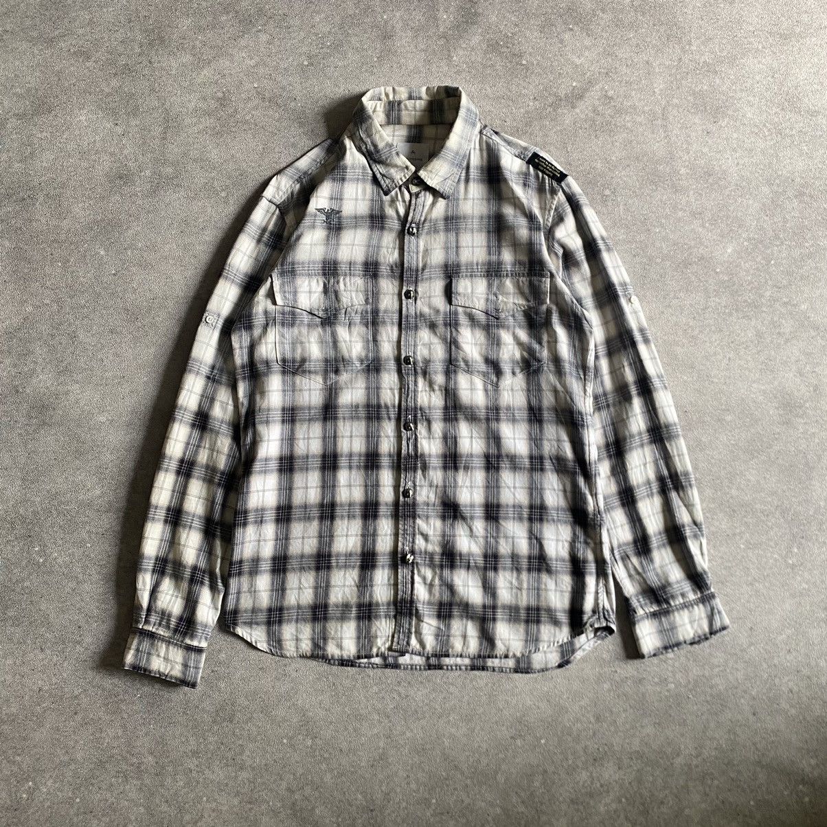 PPFM Japanese Ego Tripping Skull Button Plaid Size US M / EU 48-50 / 2 - 1 Thumbnail