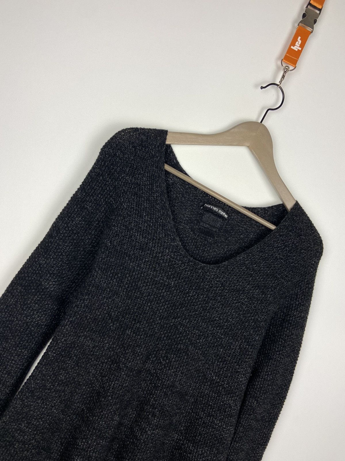 hannes roether Hannes Roether Women's Gray MerinoWool/YakWool Dress Size S / US 4 / IT 40 - 6 Thumbnail