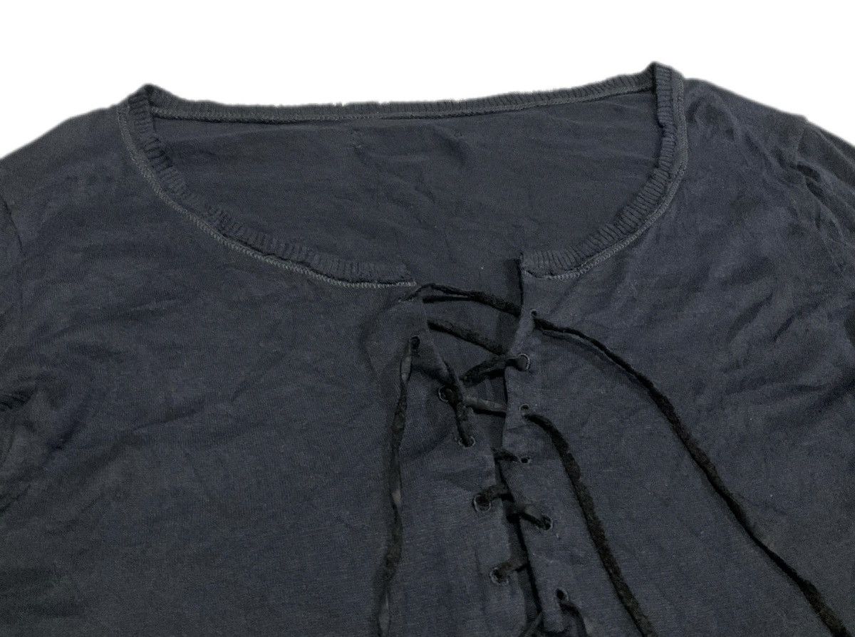 14th Addiction × If Six Was Nine × Le Grande Bleu (L.G.B.) 🔥Archived If Six Was Nine Lace Up Asymmetrical Shirt Size US M / EU 48-50 / 2 - 3 Thumbnail
