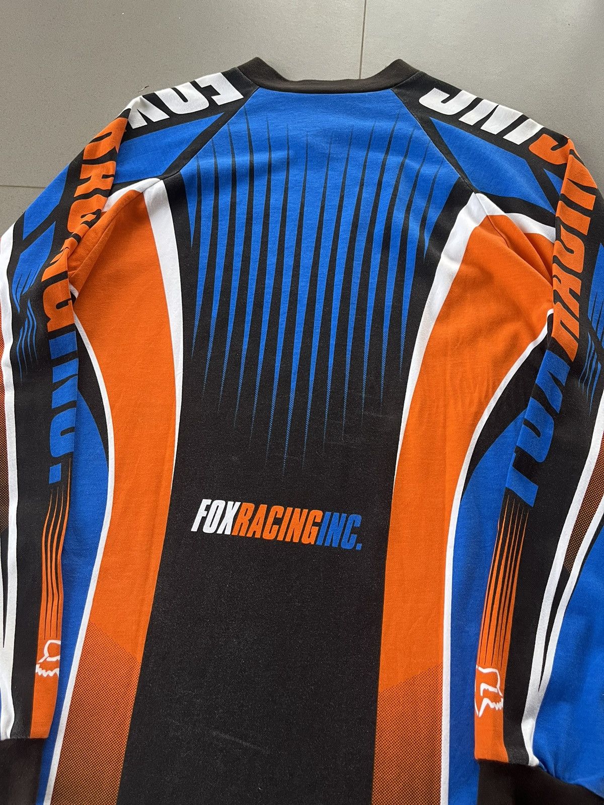 Fox Racing Vintage 90s Fox Racing Motocross Long Sleeve Size US M / EU 48-50 / 2 - 4 Thumbnail