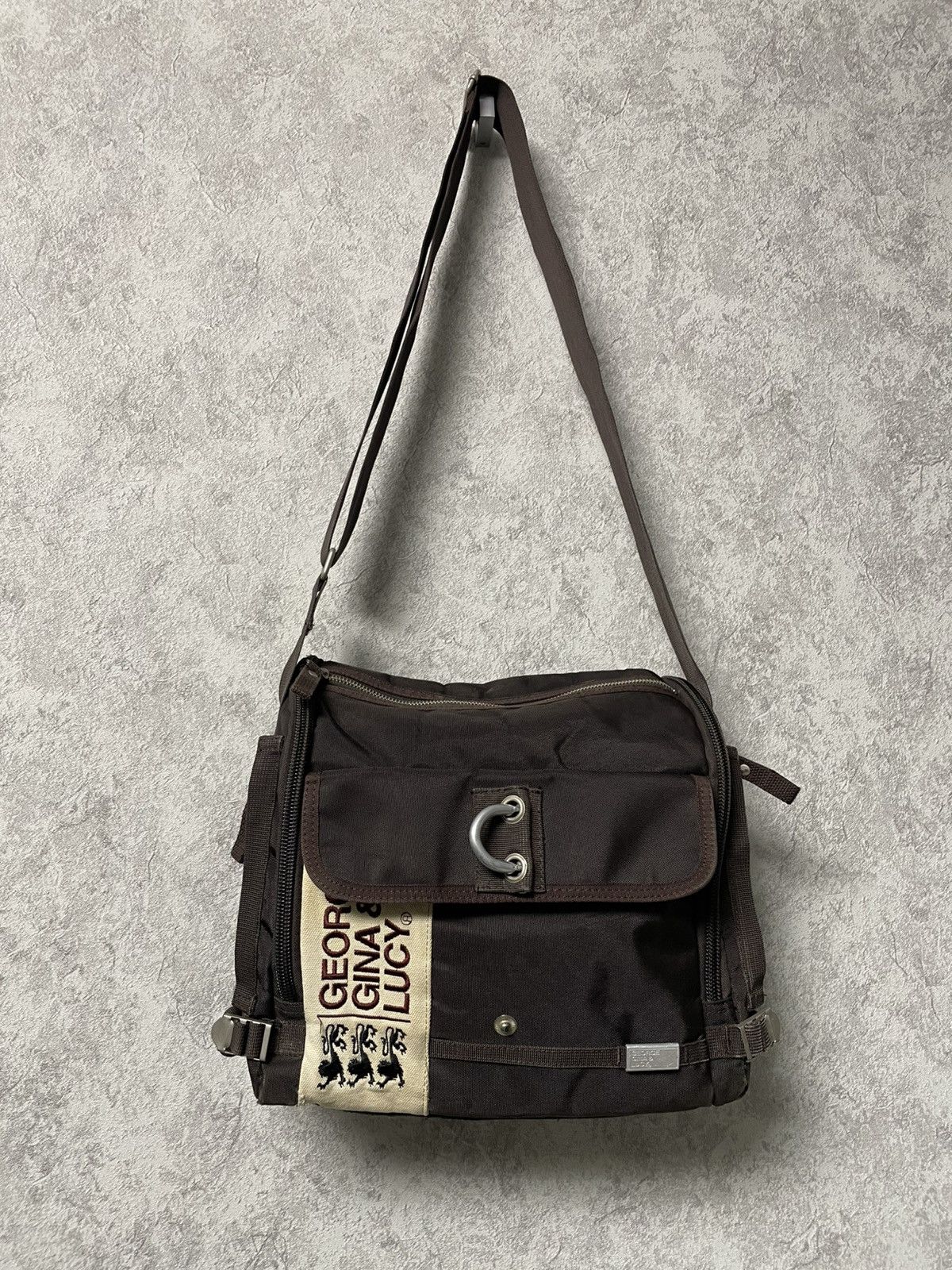 Vintage GGL George Gina Lucy Brown Shoulder Bag Mr.Postman Japanese Size ONE SIZE - 1 Thumbnail