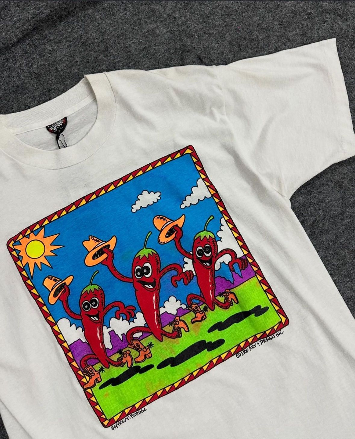 Vintage Chilli Art Vintage Tee Size US XL / EU 56 / 4 - 1 Thumbnail