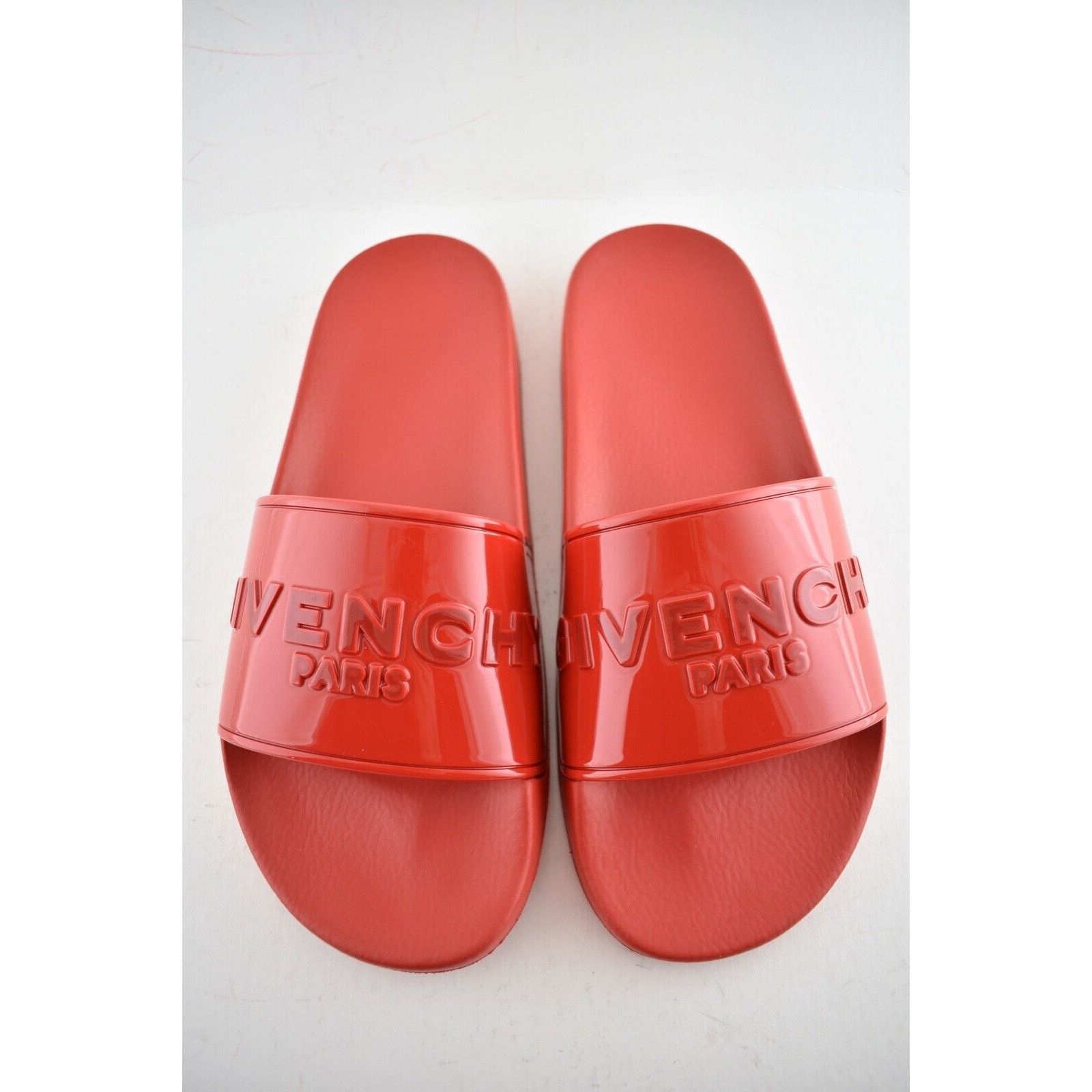 Givenchy Givenchy Paris Red Rubber Logo Embossed Slide On Pool Size US 11 / IT 41 - 8 Thumbnail