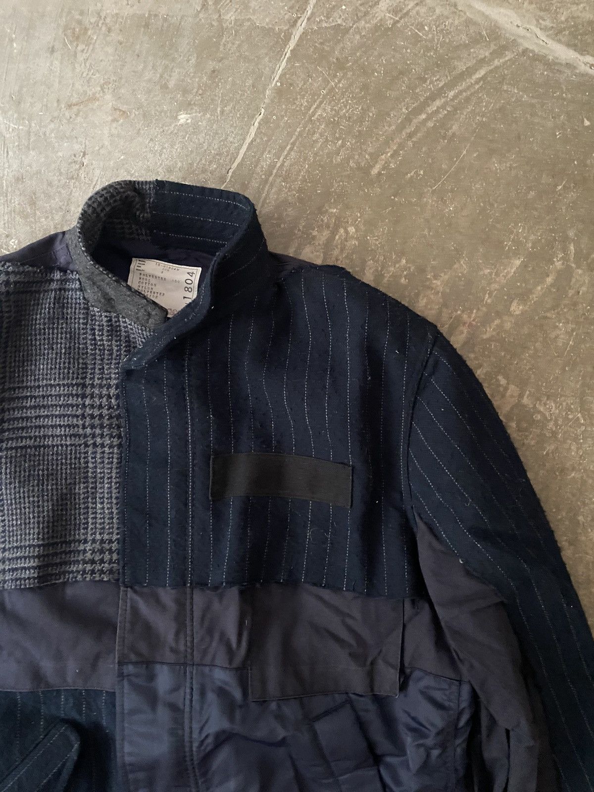 Sacai Sacai Patchwork Military Jacket Kapital Comme des Garcons Size US L / EU 52-54 / 3 - 3 Thumbnail