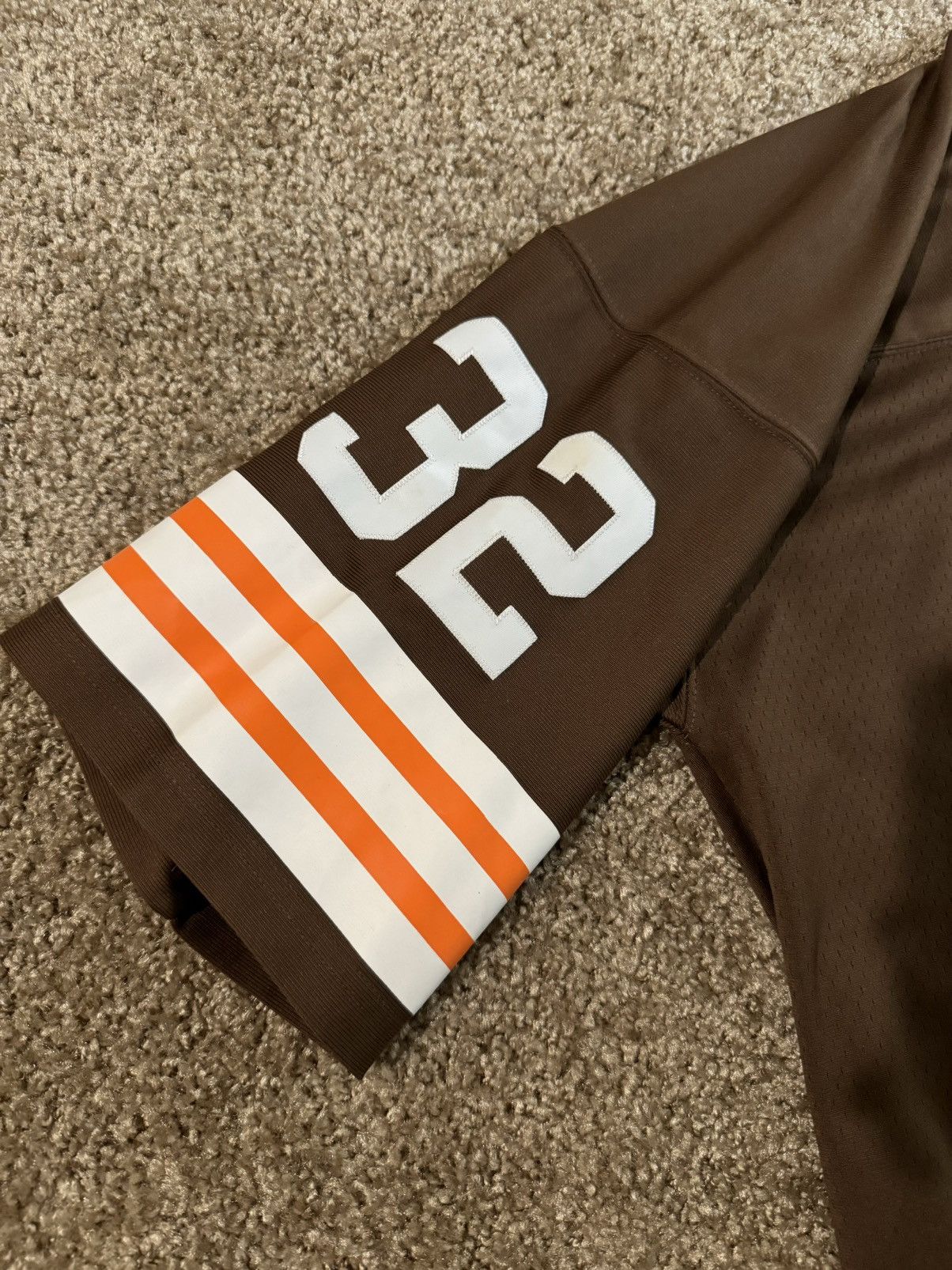 Mitchell & Ness CLEVELAND BROWNS JIM BROWN JERSEY Size US XL / EU 56 / 4 - 4 Thumbnail