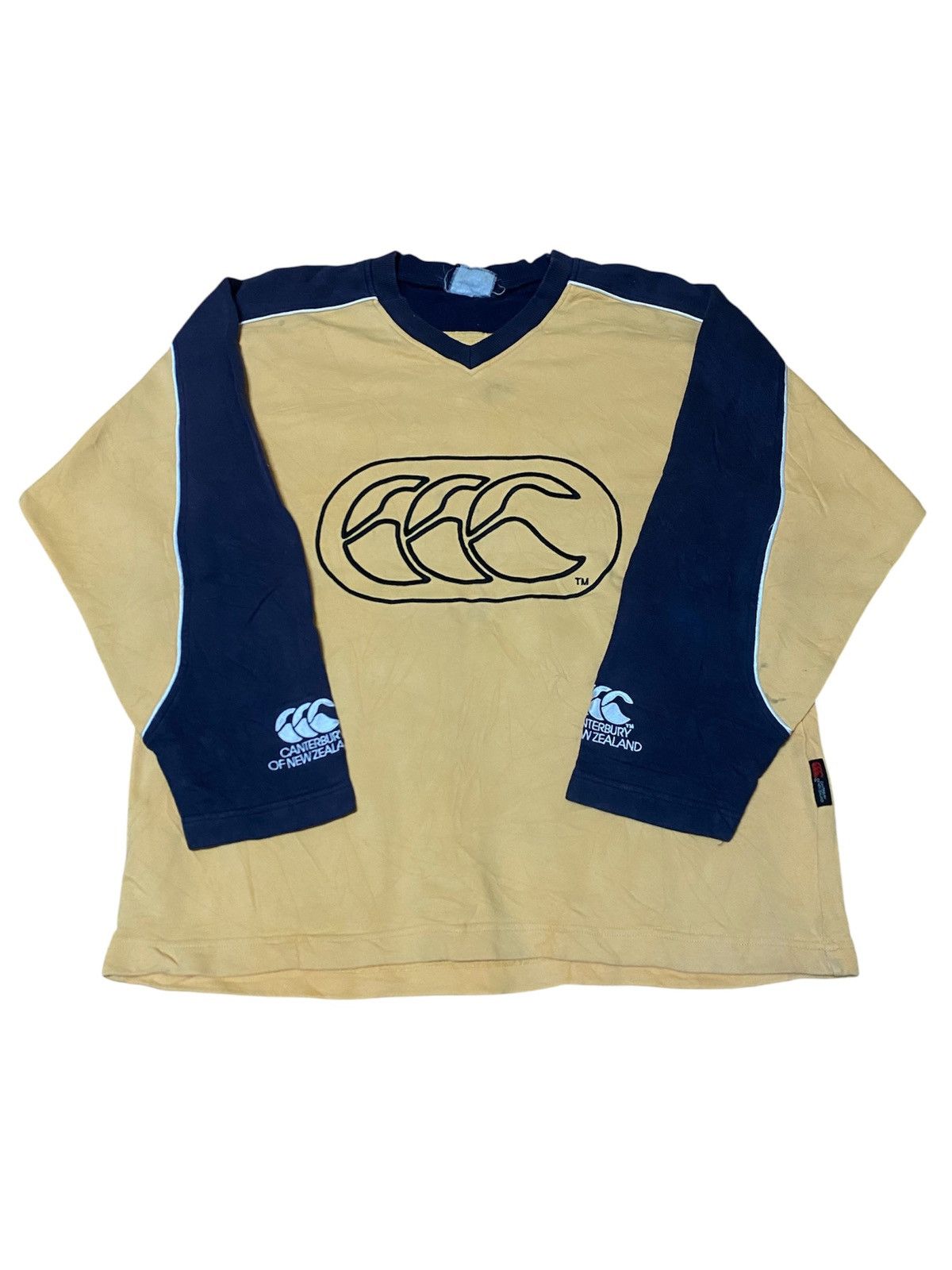 Canterbury of New Zealand Canterbury Embroidery Big Logo Polartec Rugby Jersey Shirt Size US XL / EU 56 / 4 - 2 Thumbnail