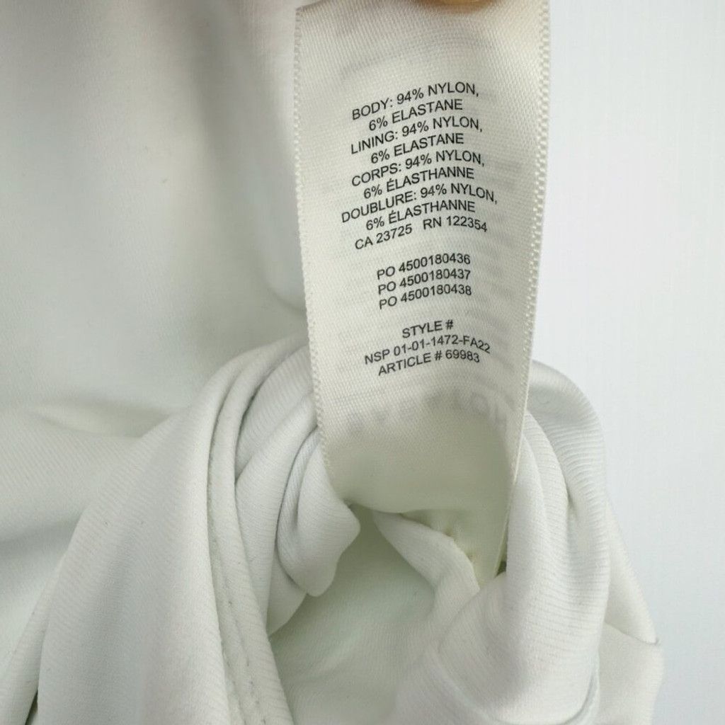 Other BABATON Original Contour Square-neck White Bodysuit L Size L / US 10 / IT 46 - 7 Thumbnail