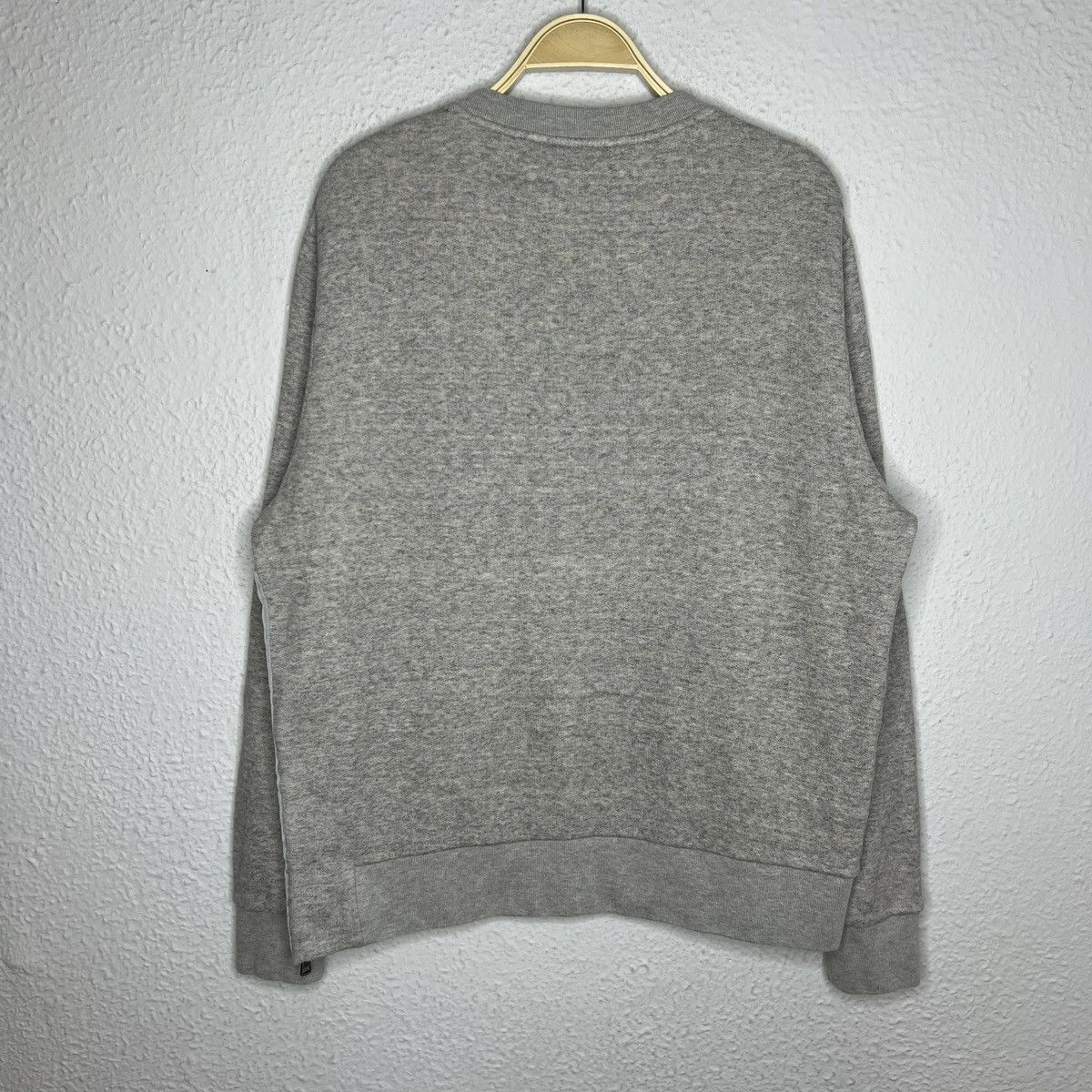 Moncler Moncler Sweatshirt Crewneck Classic Big Logo Wool Grey Size US L / EU 52-54 / 3 - 8 Thumbnail