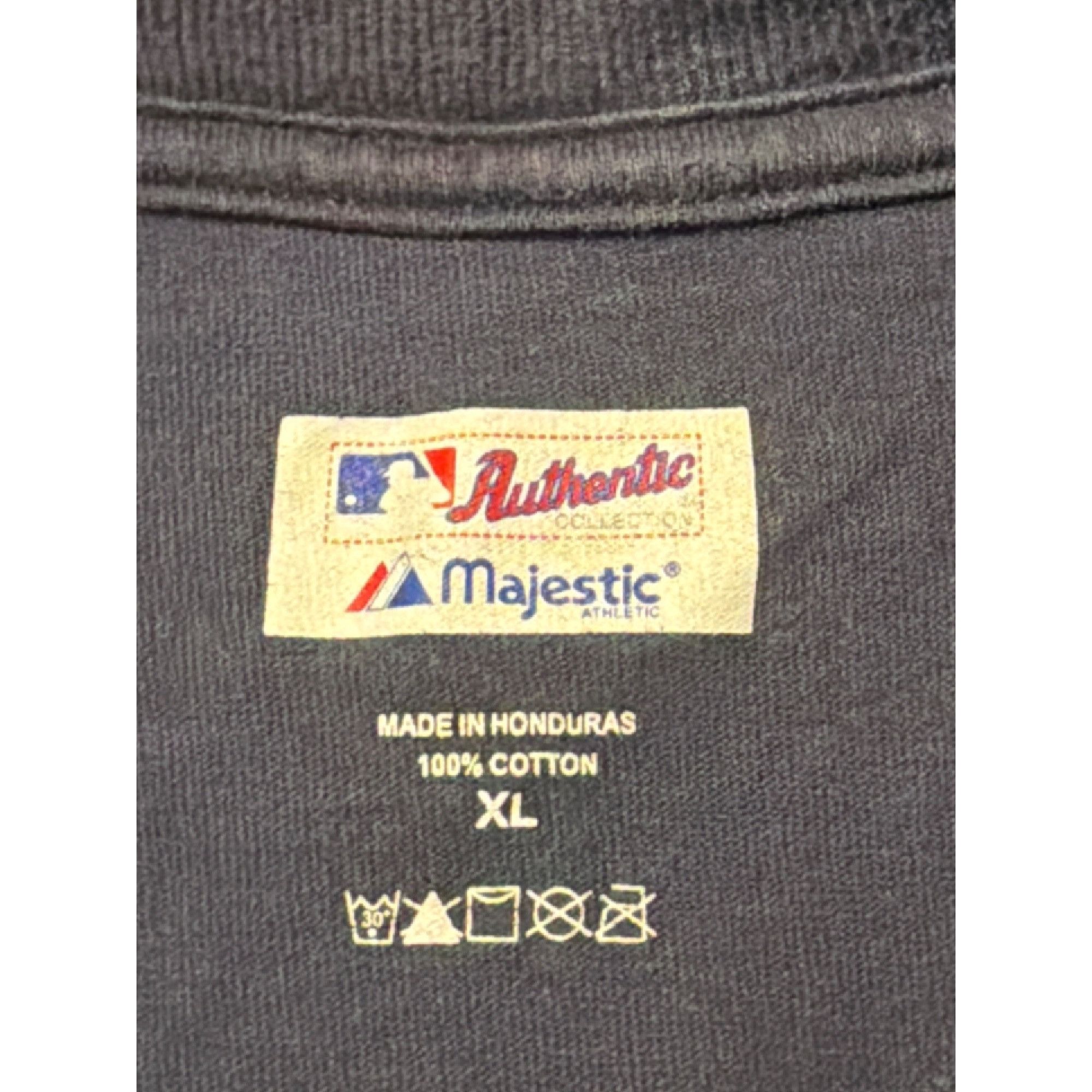 Majestic Majestic Tampa Bay Rays Baseball Shirt Navy Blue MLB Authent Size US XL / EU 56 / 4 - 4 Thumbnail