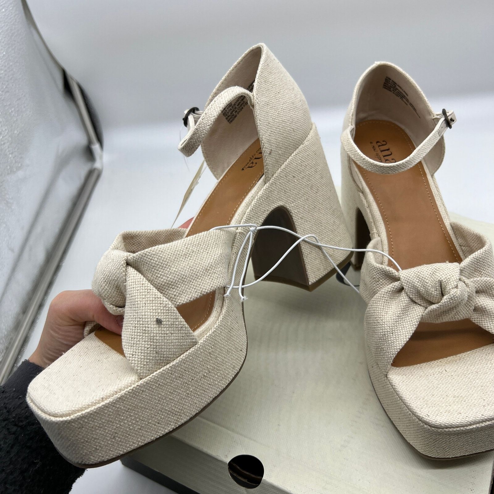 Other Women Block Shoes Platform Flat Wedge Casual Open Toe Size US 11 / IT 41 - 10 Thumbnail