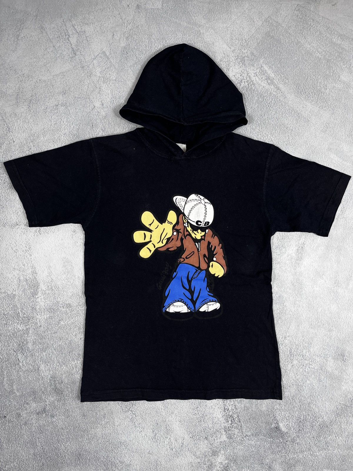 Band Tees Intake Y2K GANGBOY hooded faded big logo tee S Size US S / EU 44-46 / 1 - 1 Thumbnail