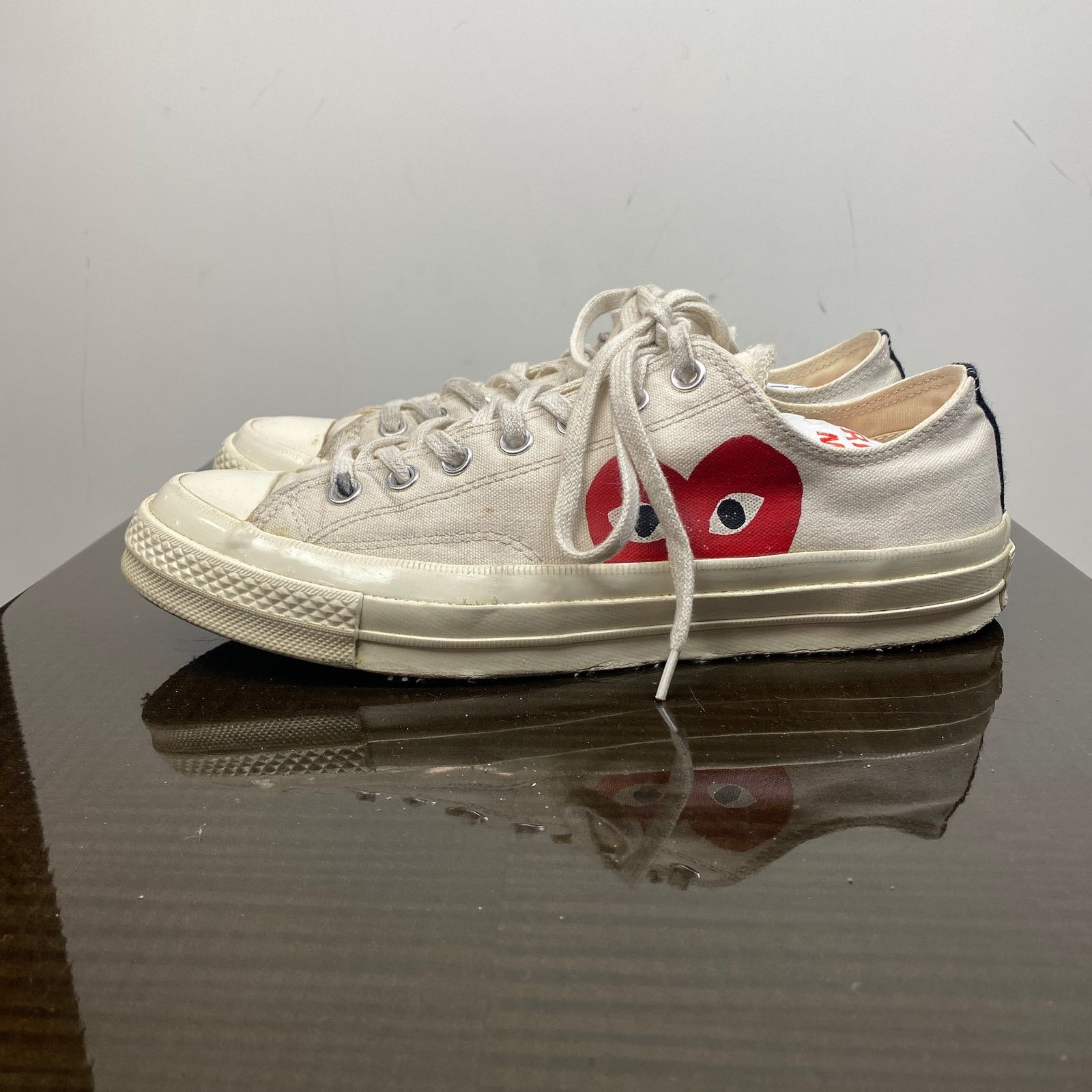 Comme des Garcons PLAY × Converse Converse Comme des Garcons Play Heart Low Sneakers Men's 9 Size US 9 / EU 42 - 5 Thumbnail