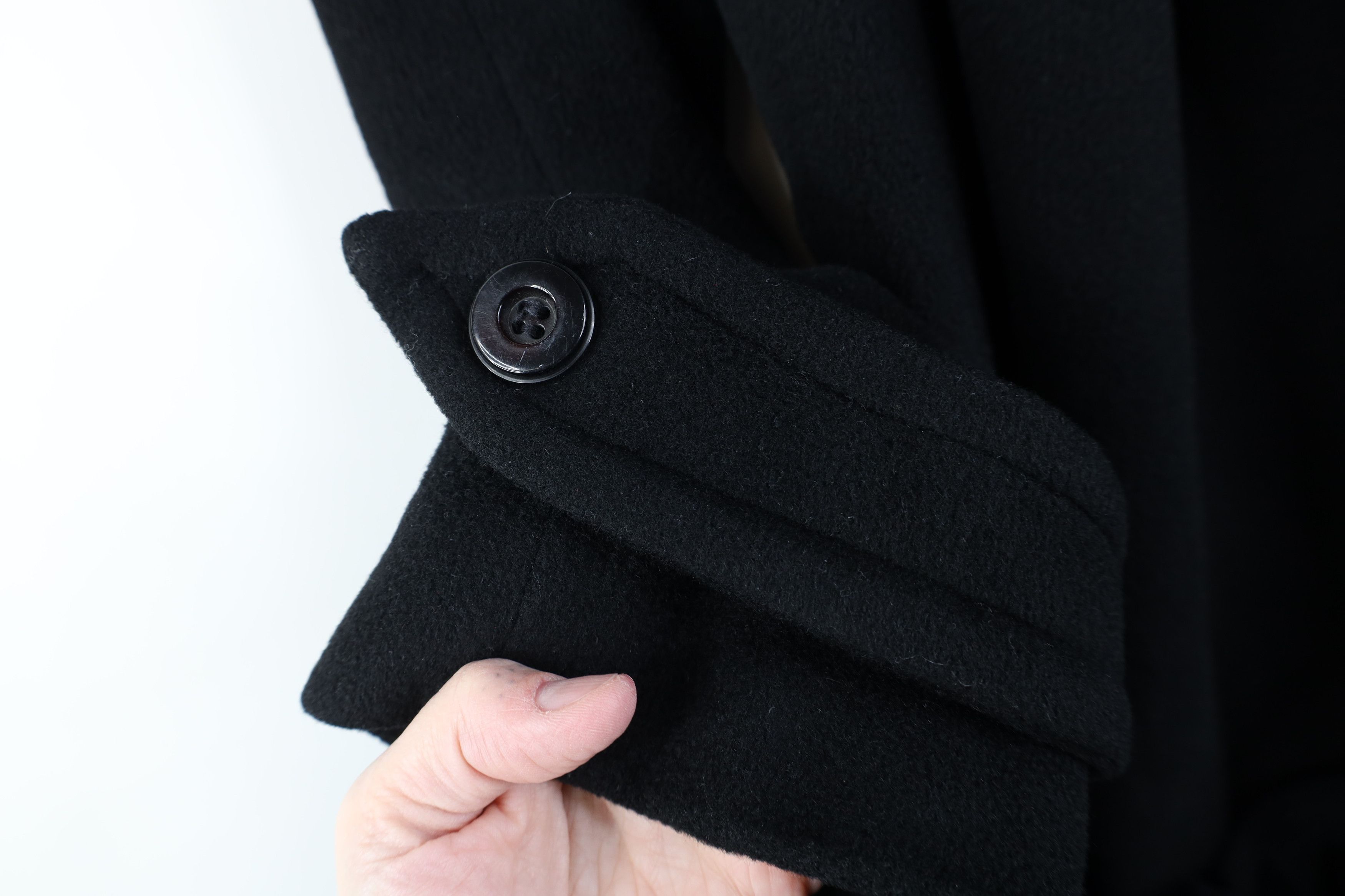 Vintage Vintage 70s Streetwear Belted Trench Coat Jacket Black USA Size L / US 10 / IT 46 - 8 Thumbnail