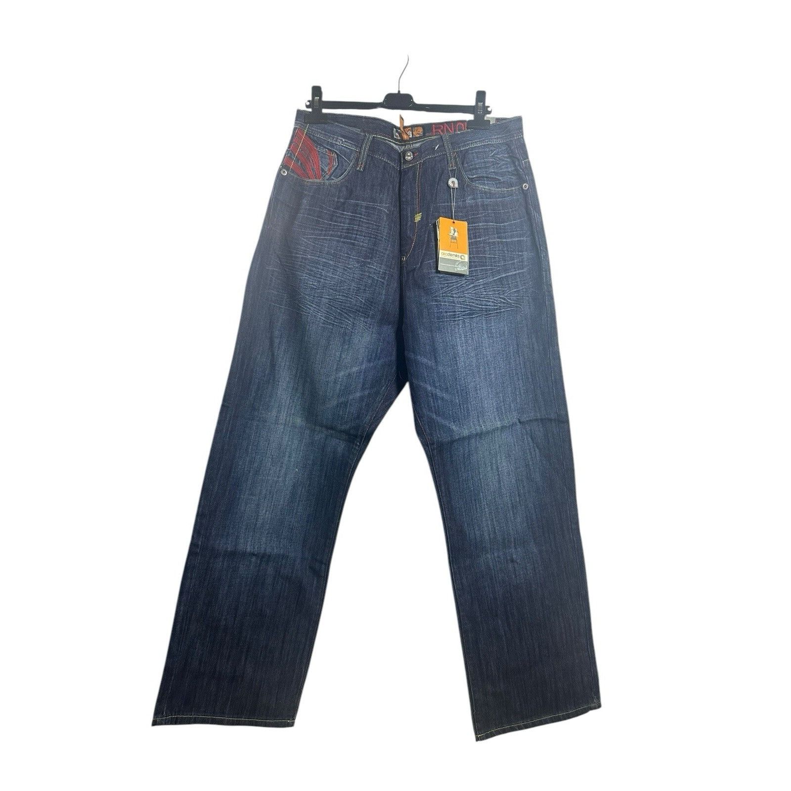 Akademiks Vintage Akademiks Jeans Mens S 36 Blue Denim Baggy Wide Leg Size US 36 / EU 52 - 1 Thumbnail