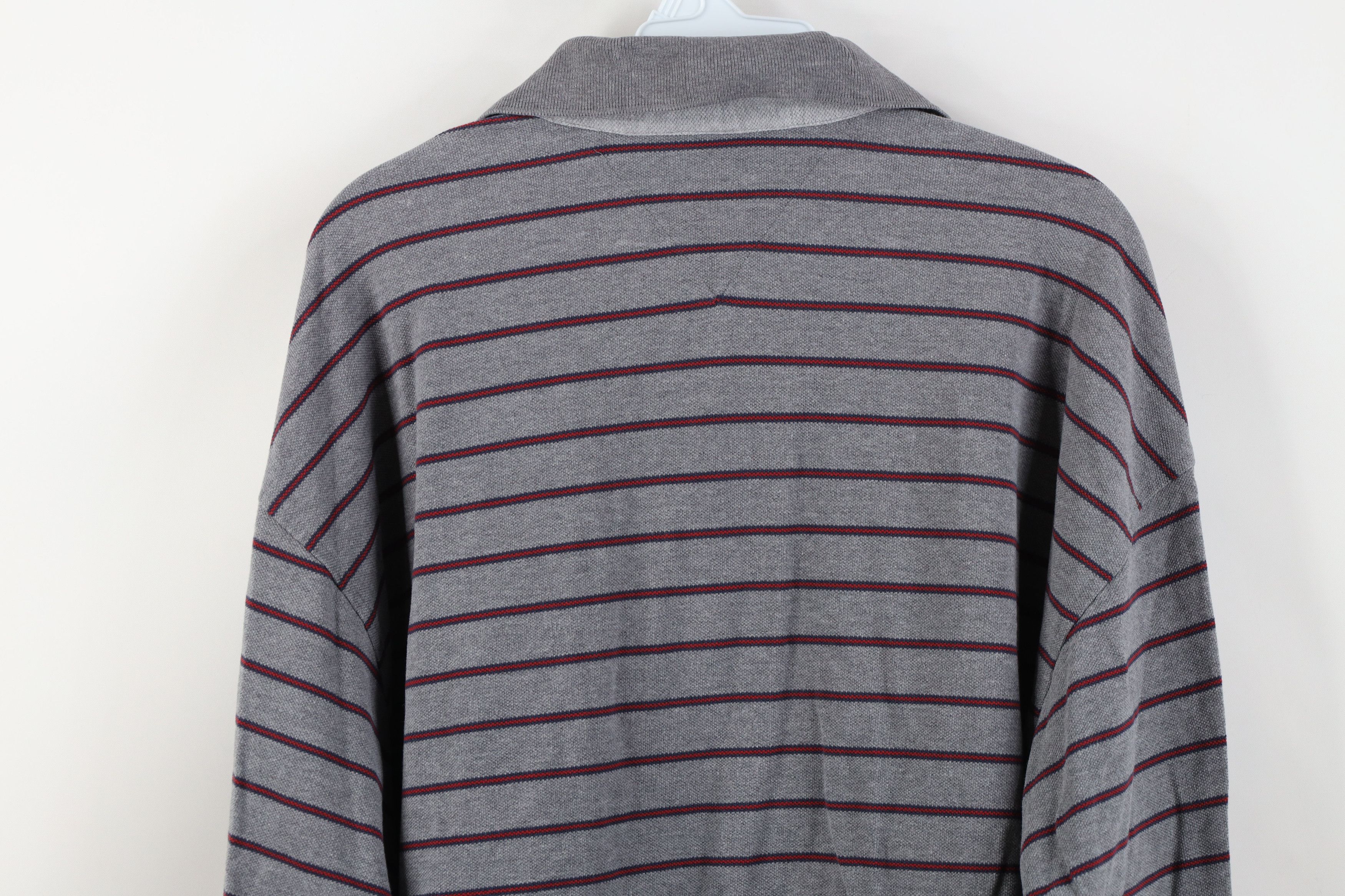 Tommy Hilfiger Vintage 90s Tommy Hilfiger Long Sleeve Rugby Polo Size US XXL / EU 58 / 5 - 14 Thumbnail