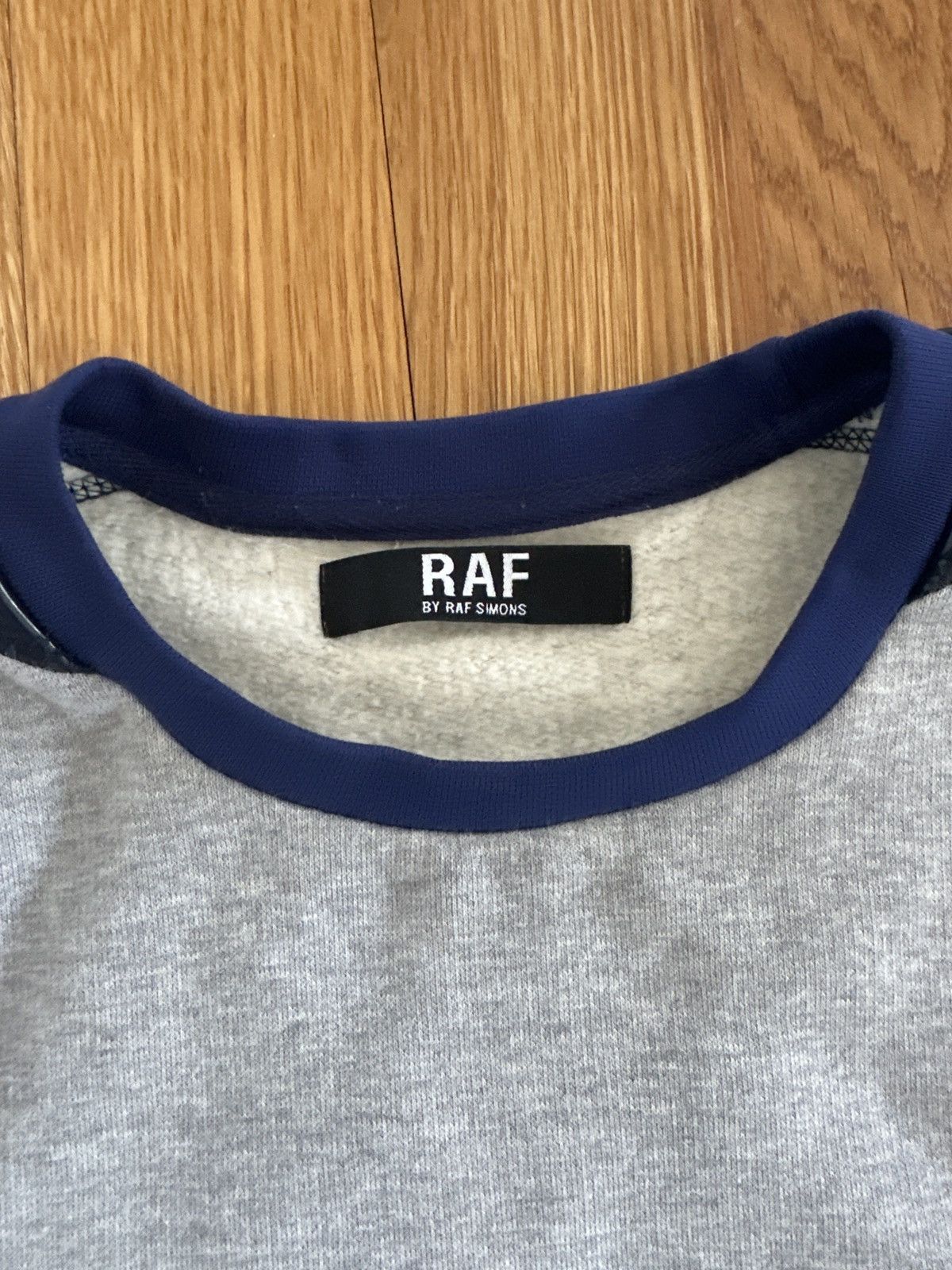 Raf by Raf Simons RAF Paneled Leather Sweatshirt Size US L / EU 52-54 / 3 - 2 Thumbnail