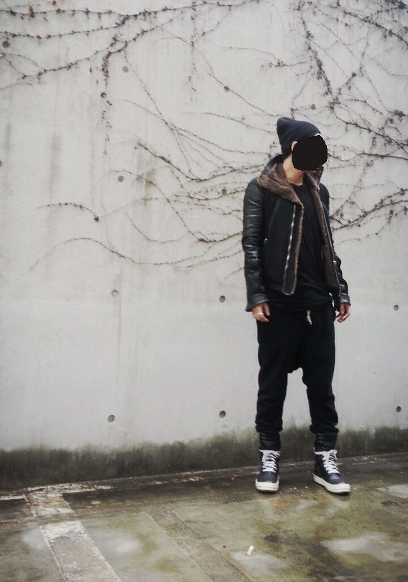 Rick Owens Rick Owens 12FW "MOUNTAIN" Geo Shearling Leather Jacket Size US M / EU 48-50 / 2 - 8 Thumbnail