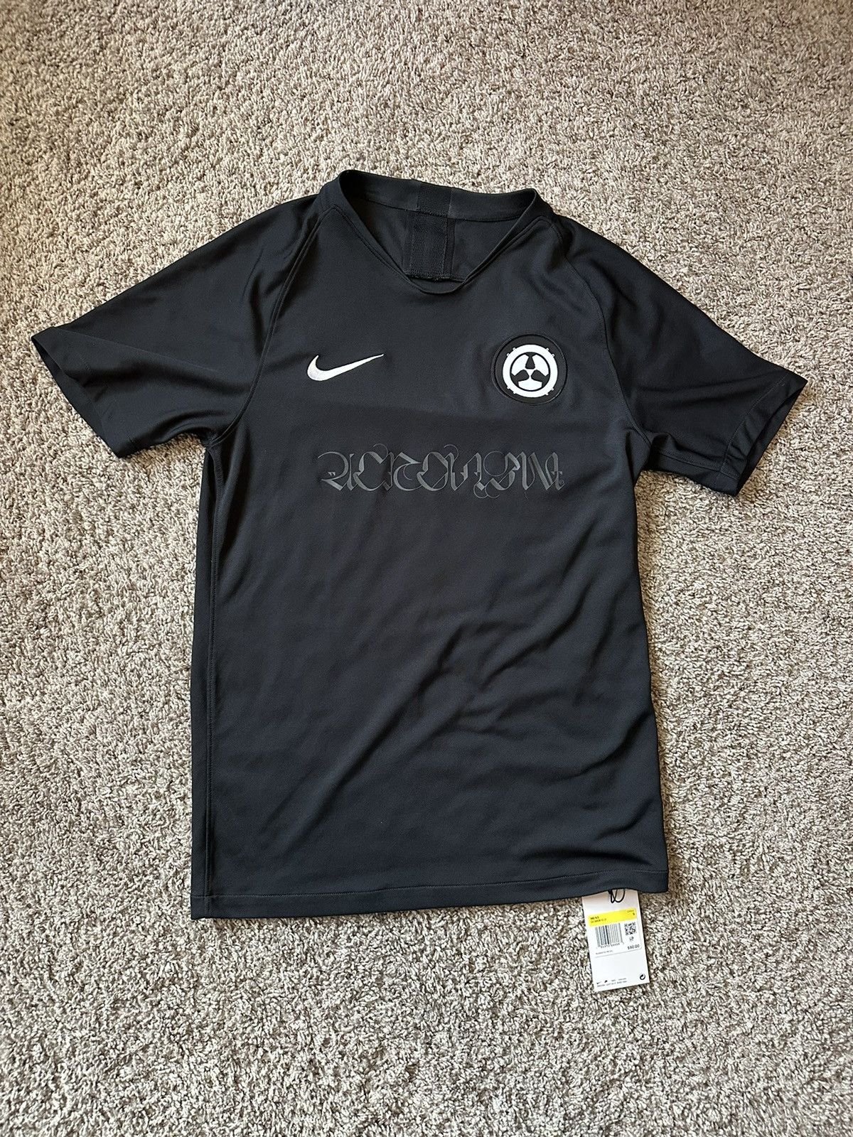 image of Acronym x Nike Stadium Soccer Jersey Size S Black, Men's