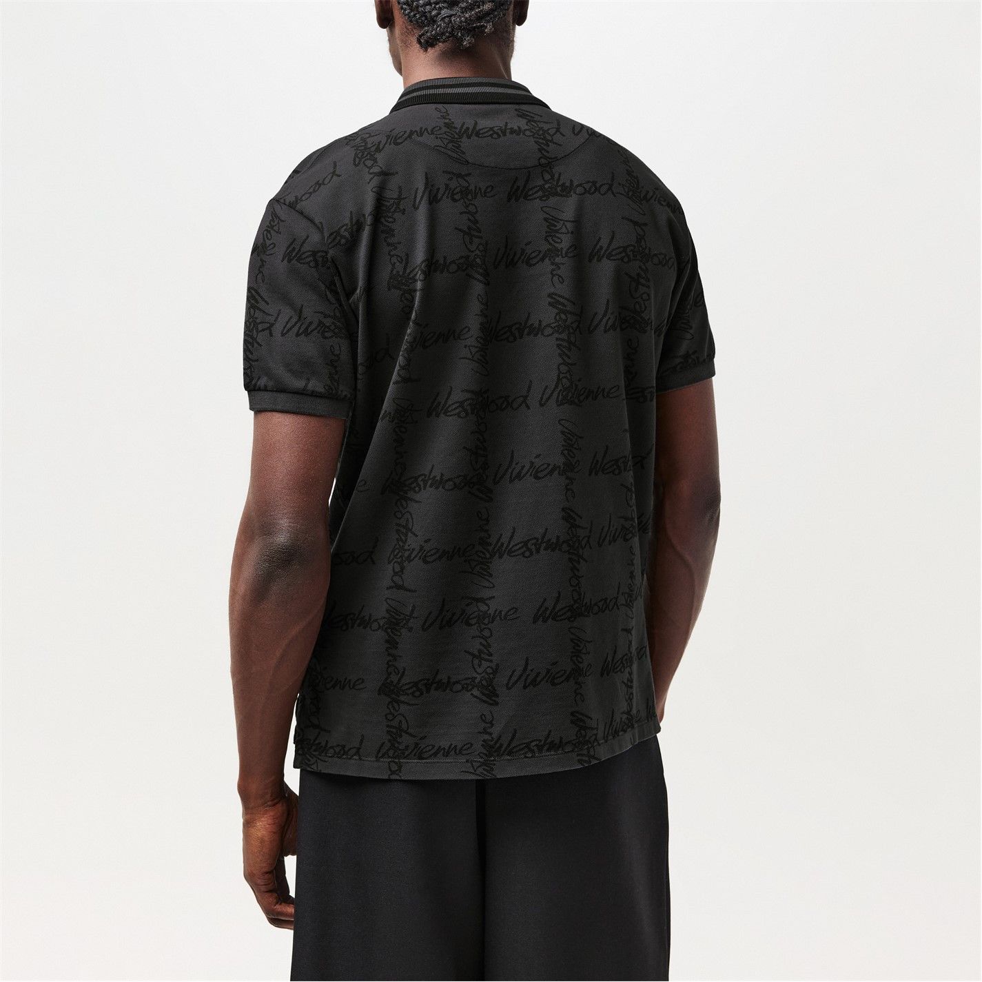 Vivienne Westwood o1g2r1mq0526 Grid Classic Polo Shirt in Grey Size US S / EU 44-46 / 1 - 3 Thumbnail